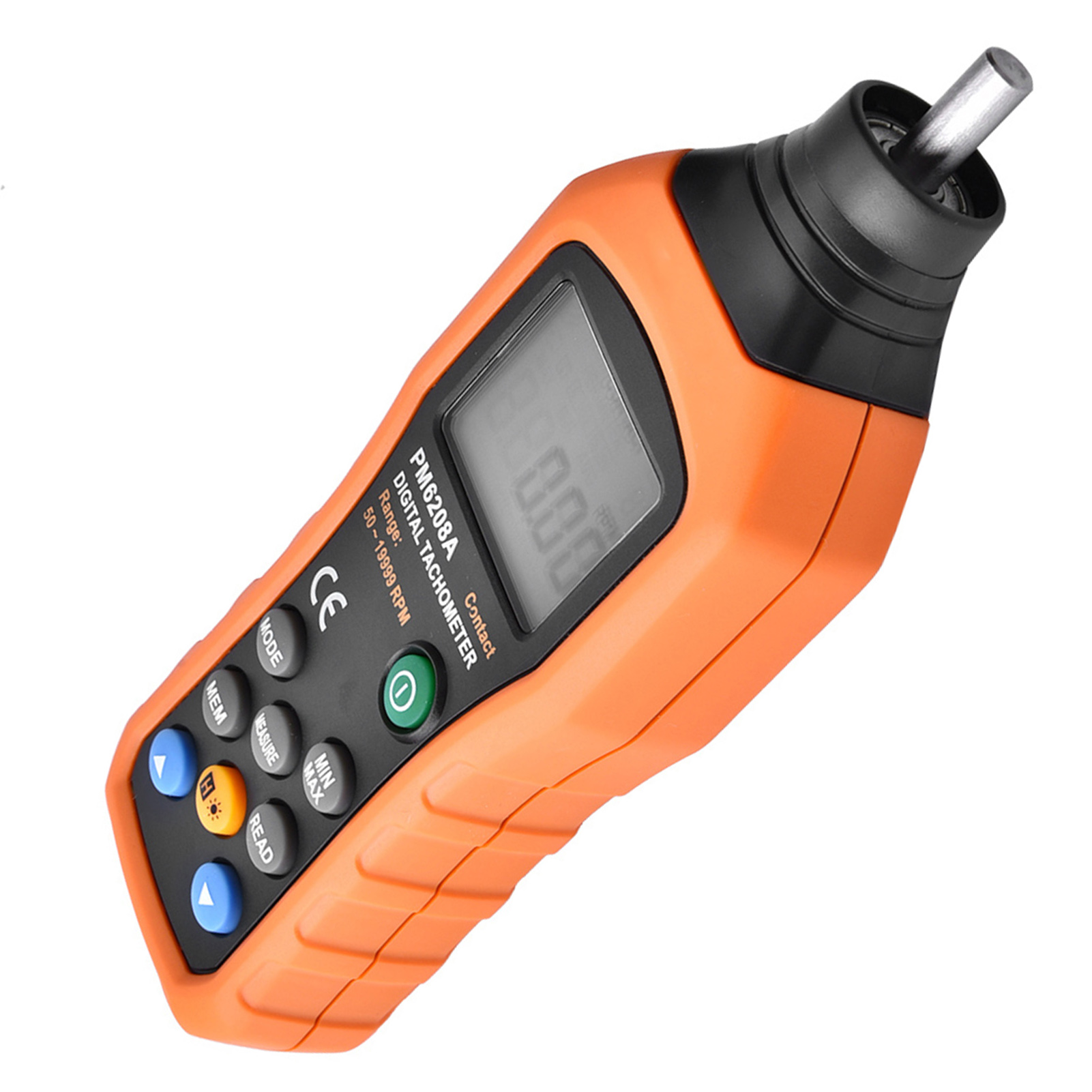 Peakmeter Pm6208a Digitaler Kontakt-drehzahlmesser, Motordrehzahlmesser, Rotationsprüfer