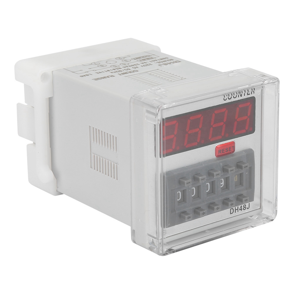 Digitales Zählerrelais Dh48j 220vac Led-anzeige 1-999900 8 Pins