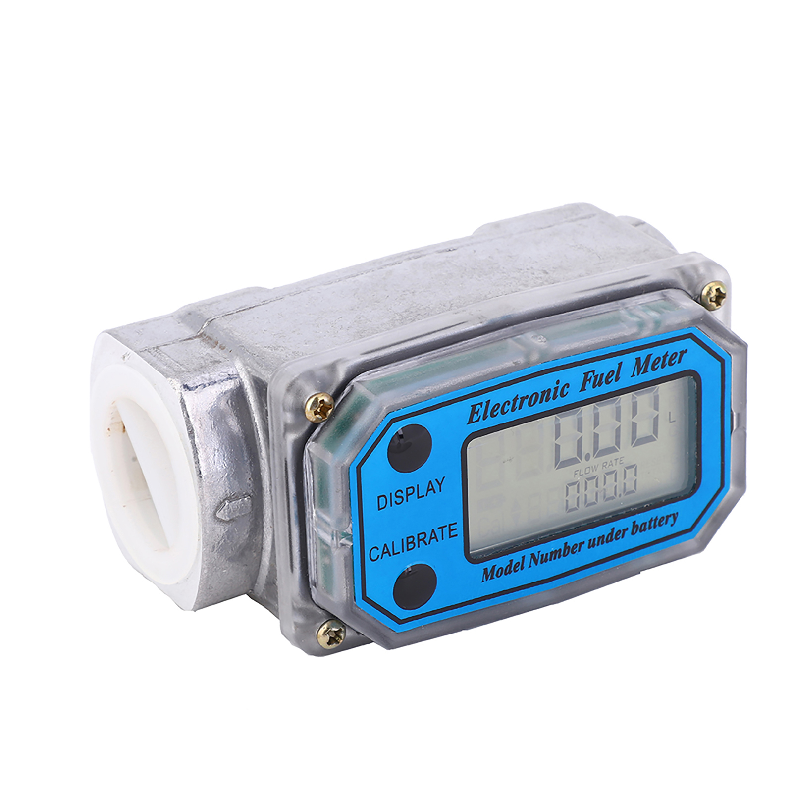 Digitaler Diesel-durchflussmesser 10–200 L/h, 1"-npt-kraftstoffzähler, Turbinen-durchflusssensor