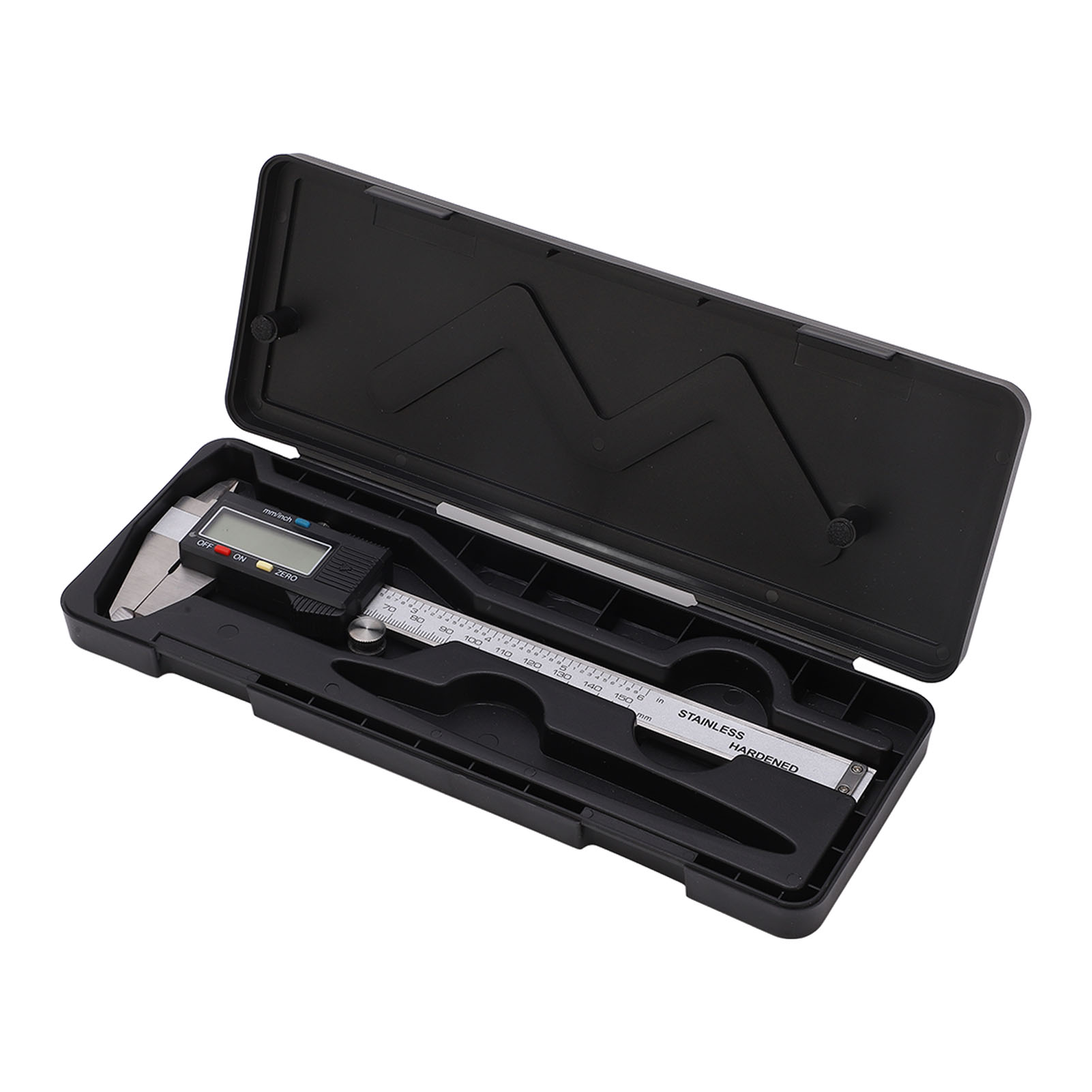 Digitaler Lcd-messschieber 0–150 Mm Aus Edelstahl, Elektronisches Messlineal Mit Batterie