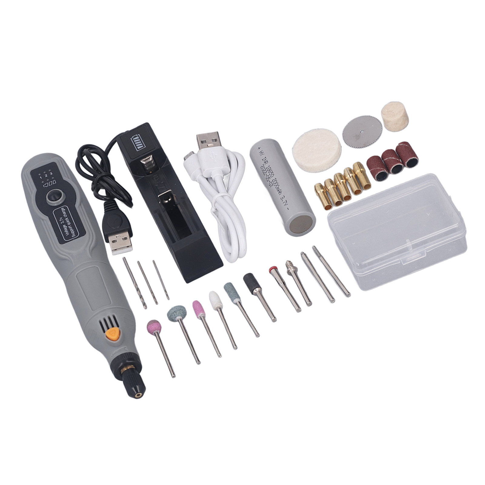 Usb-wiederaufladbarer, Kabelloser Elektrischer Gravierstift, Mini-rotationsgravierer Für Schmuck, 3 Einstellbare Geschwindigkeiten