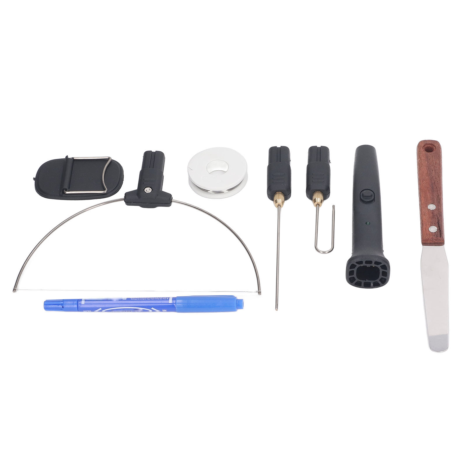 9-teiliges Set: Schnellheizender Elektrischer Schaumstoffschneider Für Saubere Und Präzise Schnitte, Heißdrahtstift Für Polystyrol, Eu-stecker 100–240 V
