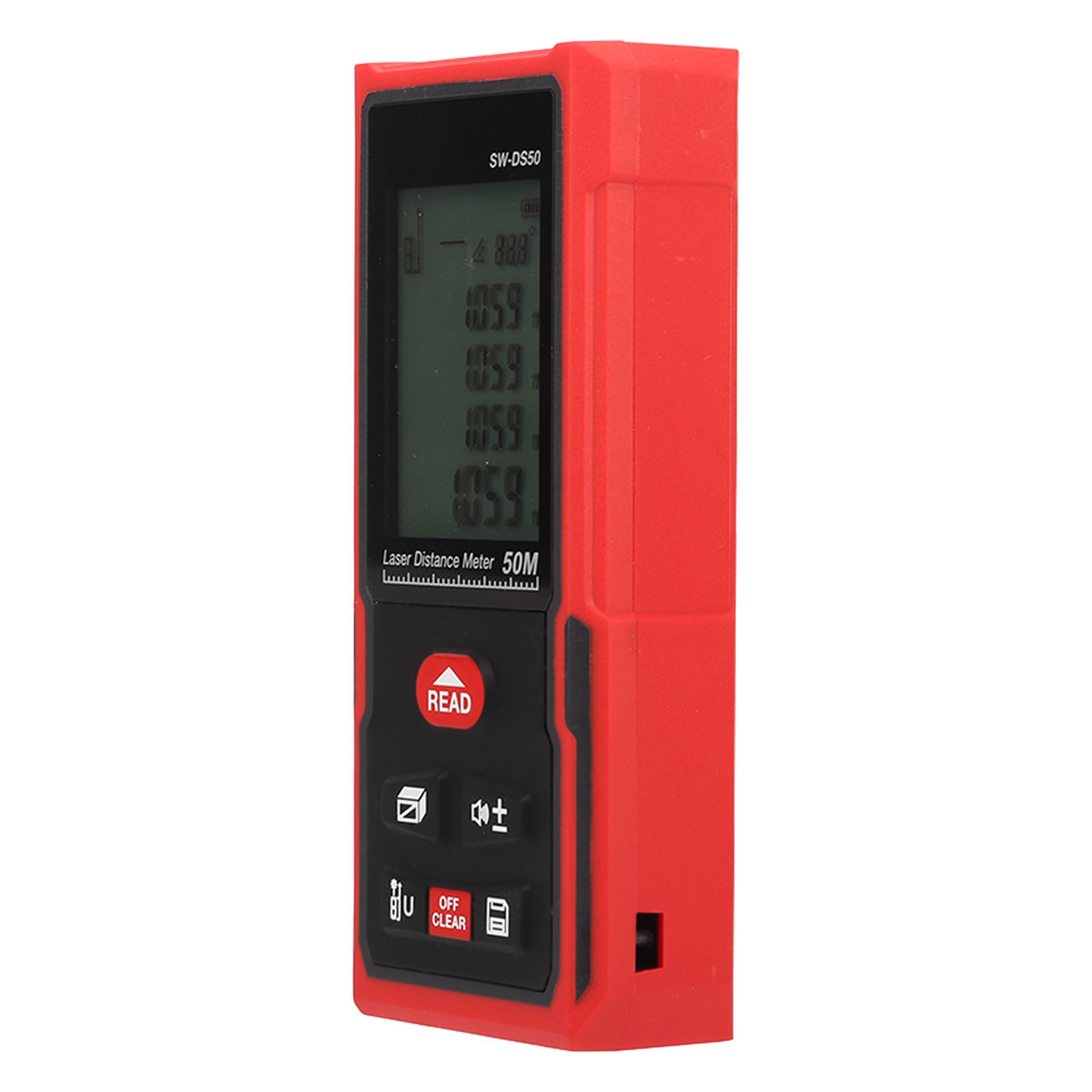 Tragbarer Laser-entfernungsmesser (50 M), Schnelle Und Präzise Messung, Handliches Infrarotgerät (630–670 Nm, 50 M)