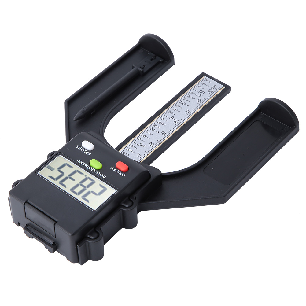 Digitales Tiefenmessgerät (80 Mm) Mit Magnetischem Lcd-display, Handmesslineal Für Holzbearbeitung, 1 Stück