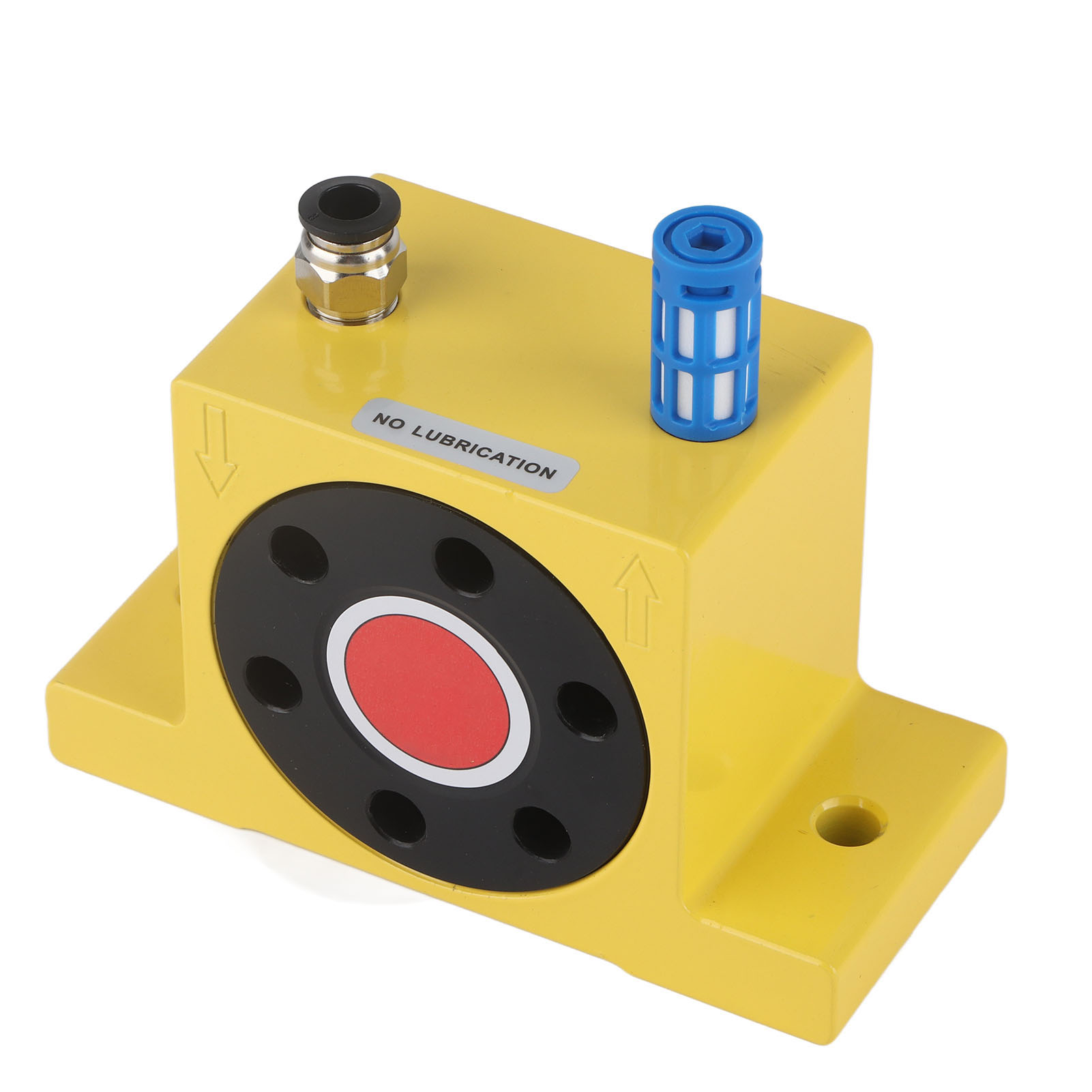 G1/4-zoll-pneumatikvibrator, Hohe Vibrationskraft, Geringe Geräuschentwicklung, Industrielle Luftturbine Mit Schalldämpfer Und Anschlussstück