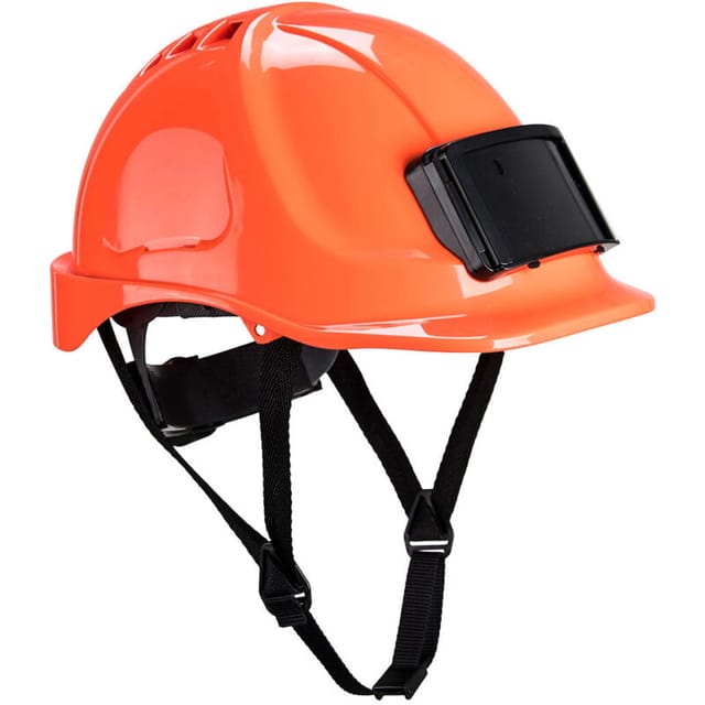 Endurance-Kopfhörer mit Badge-Halter Orange