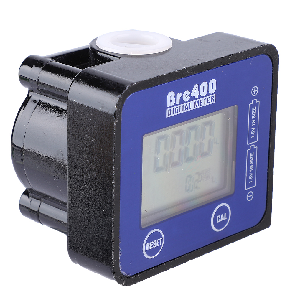 Hochpräziser Diesel-durchflussmesser Aus Aluminiumlegierung Mit Blauem Lcd-display, 1/2-zoll-kraftstoffanzeige