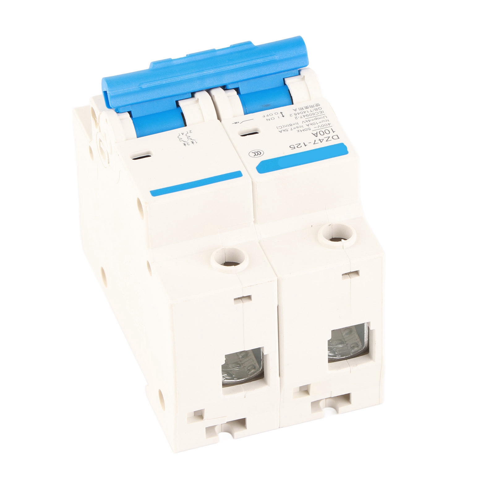 Dz47-125 2p 400v 100a Modularer Leitungsschutzschalter Mit Fehlerstromschutz 80/125a