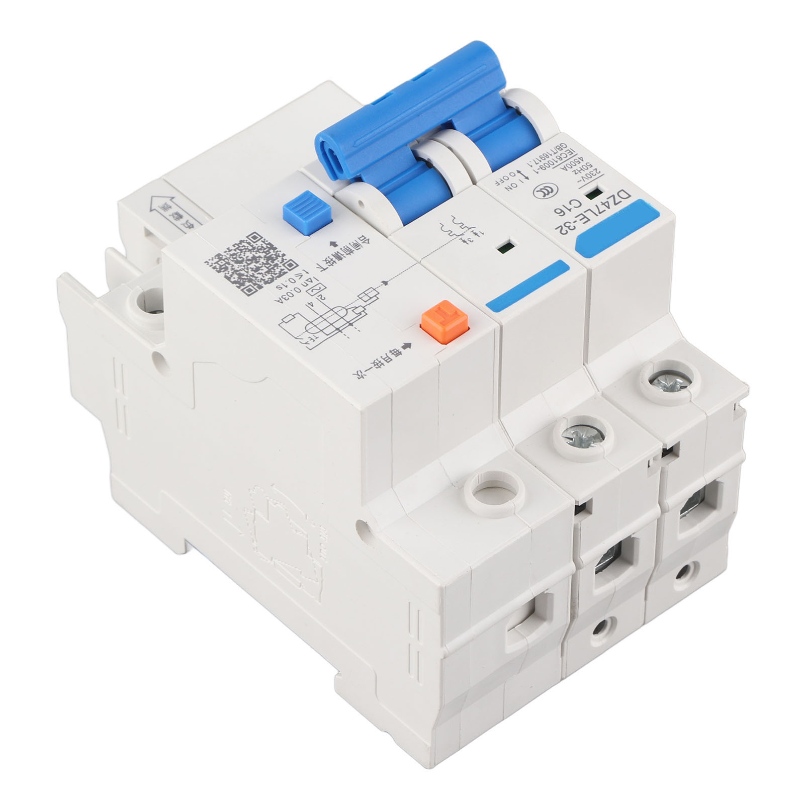 Fehlerstromschutzschalter Dz47le 32 2p+2 C16 230v/16a Leckstromschutz