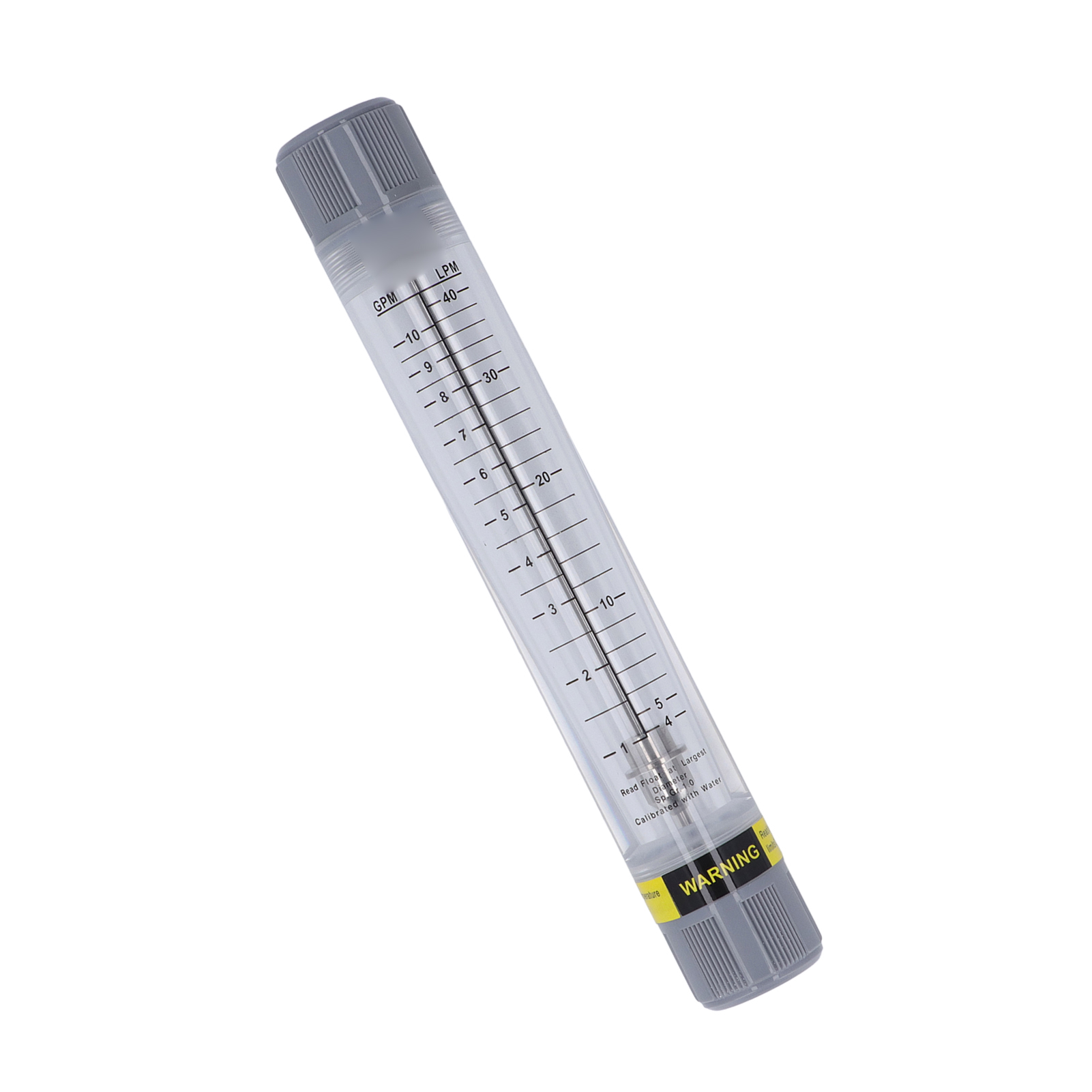 Transparenter Acryl-durchflussmesser, G1-innengewinde, Präzise Skala Von 1-10 Gpm, Schlauchtyp