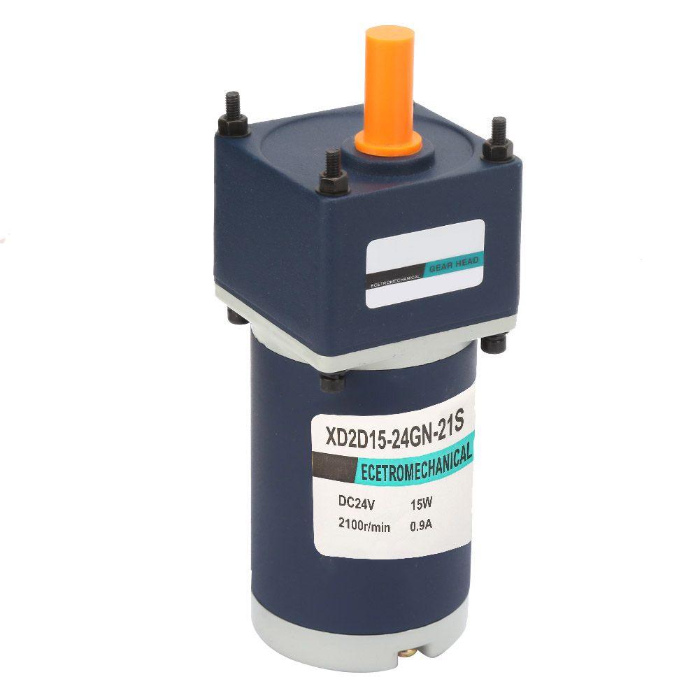 24-v-gleichstrom-getriebemotor, 15 W, 8-mm-welle, Drehzahl Einstellbar Bis 30 U/min, Rechts-/linkslauf, Permanentmagnet