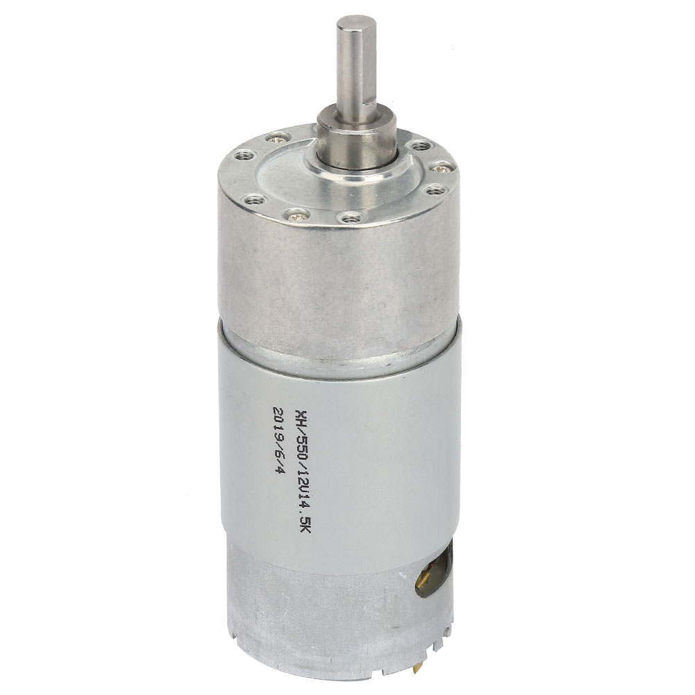 19-zoll-gleichstrom-getriebemotor, 380 U/min, Vollkupferwicklung, Drehzahlreduzierung, Hohes Drehmoment, Geringer Stromverbrauch, Hohes Drehmoment