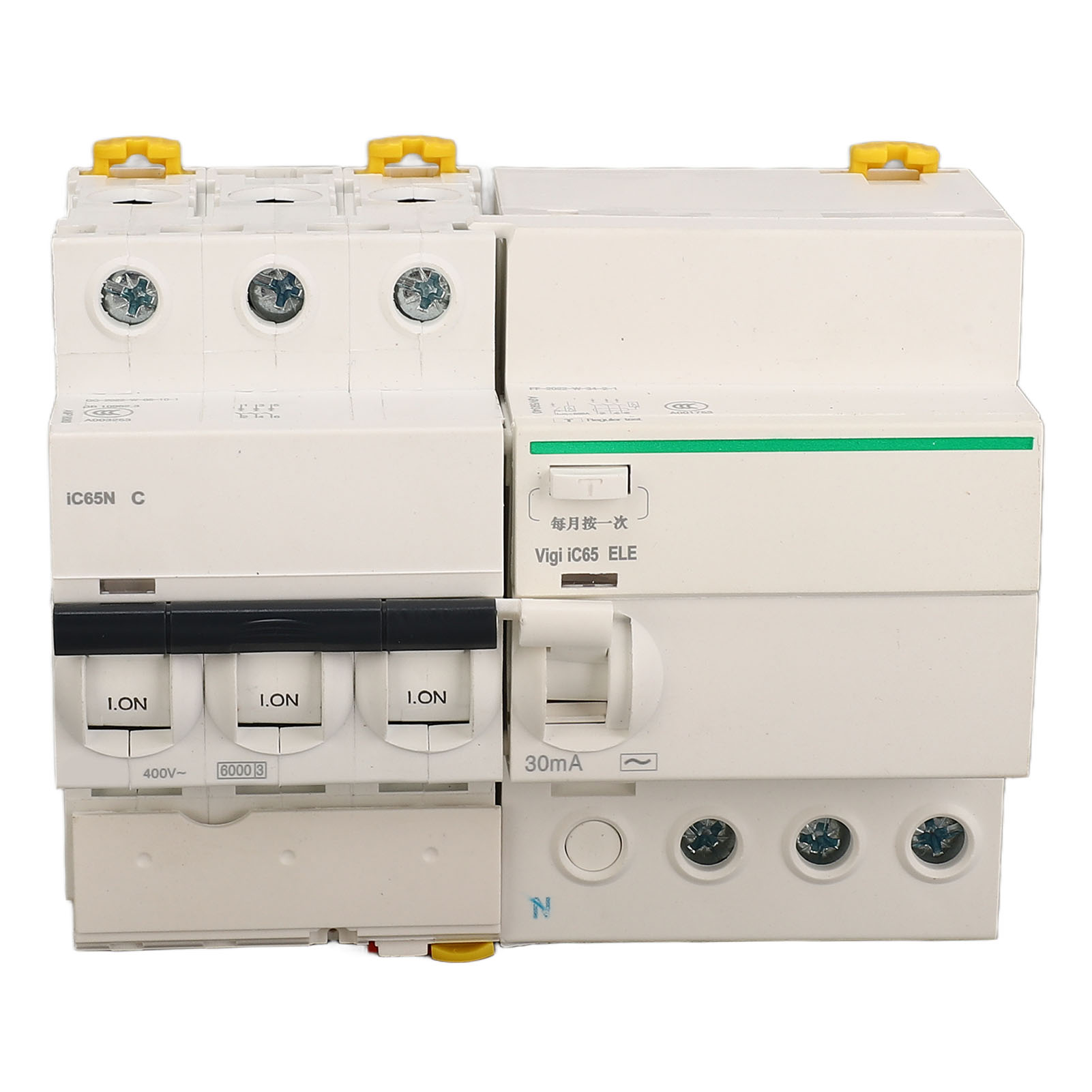 3p+n-leistungsschalter Mit Differenzialschutz, Automatischer Doppelverriegelung, Für Den Hausgebrauch, 400 V, 25 A Wechselstrom