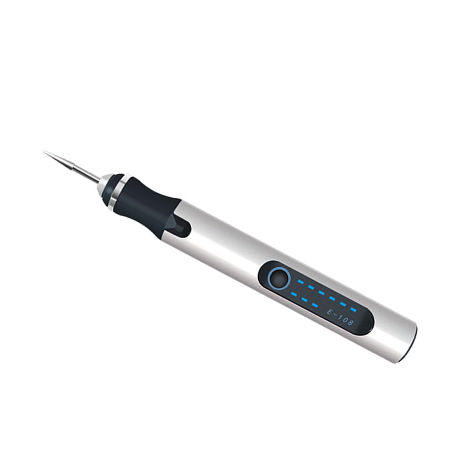 Wiederaufladbarer, Kabelloser Elektrischer Gravierstift, Poliermaschine, Nagelwerkzeug-set, Silber