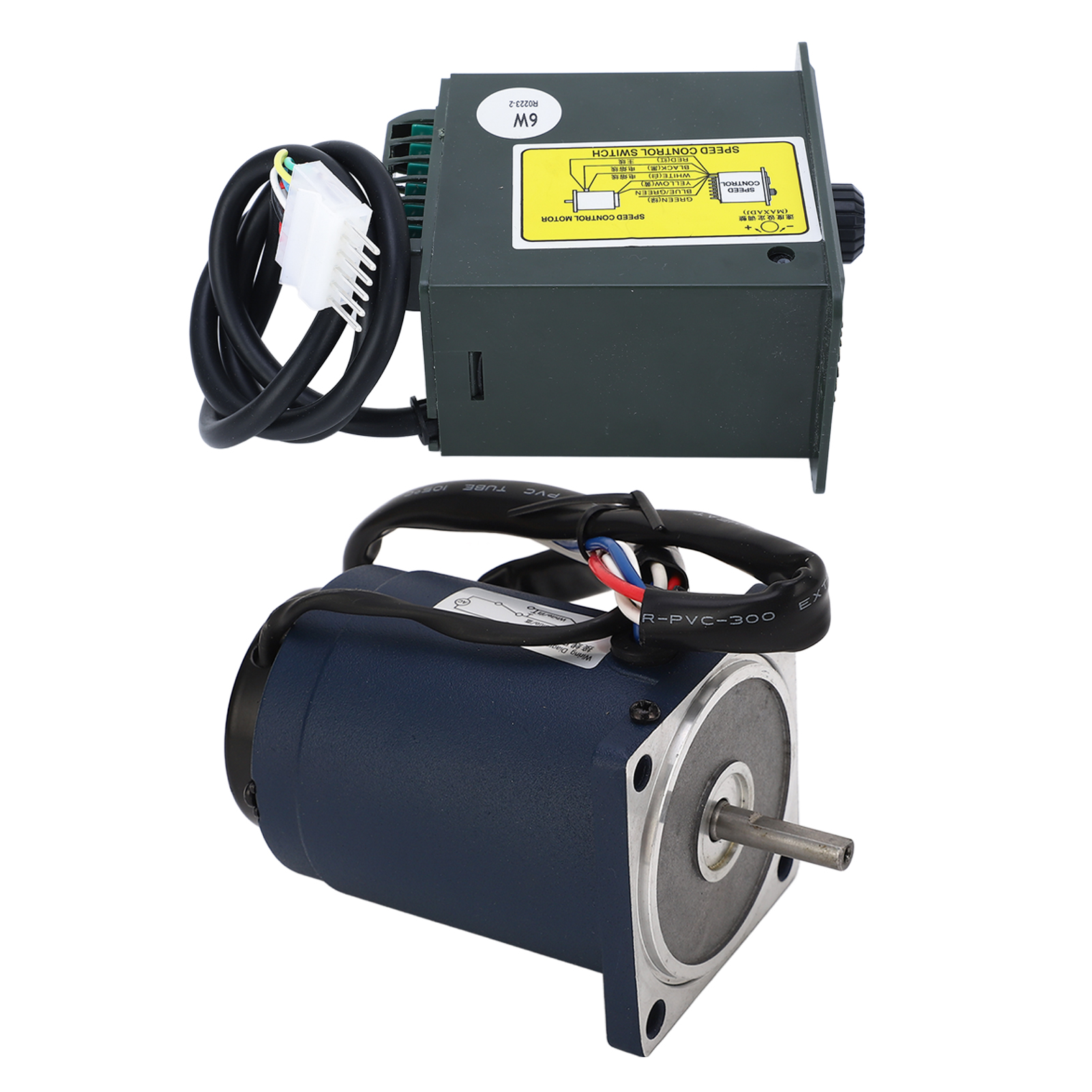6-w-getriebemotor, Hohes Drehmoment, Geräuscharm, Hitzebeständig, Variable Drehzahl, Reversibel, Mit Drehzahlregler, Ac 220 V, 2800 U/min (10 Bis 2800 U/min)