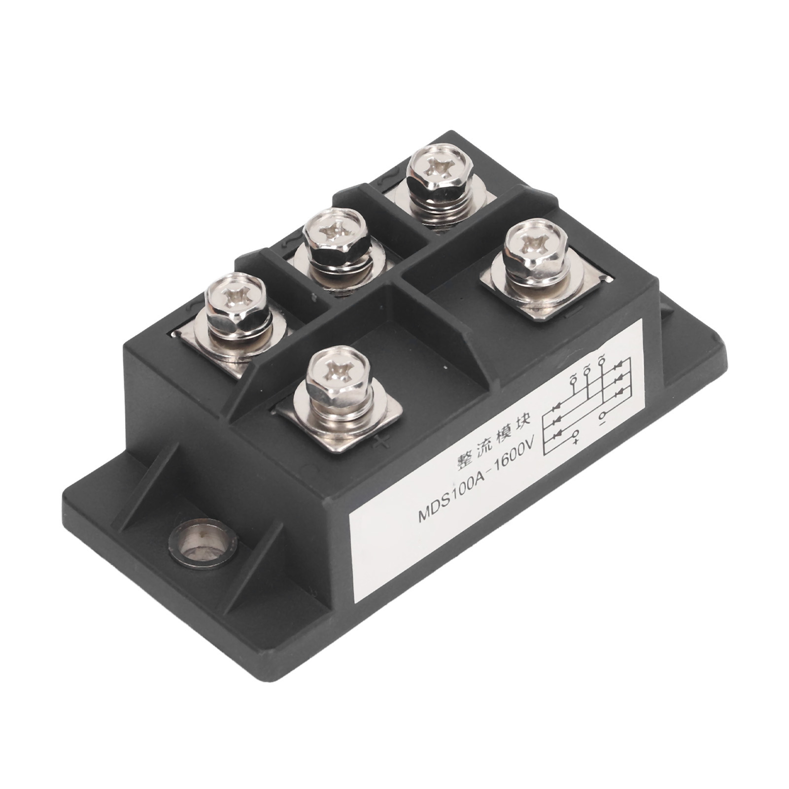 100-a-1600-v-brückengleichrichter, Dreiphasige Diode Mit Kühlplatte Aus Messing, Leistungsgleichrichtermodul