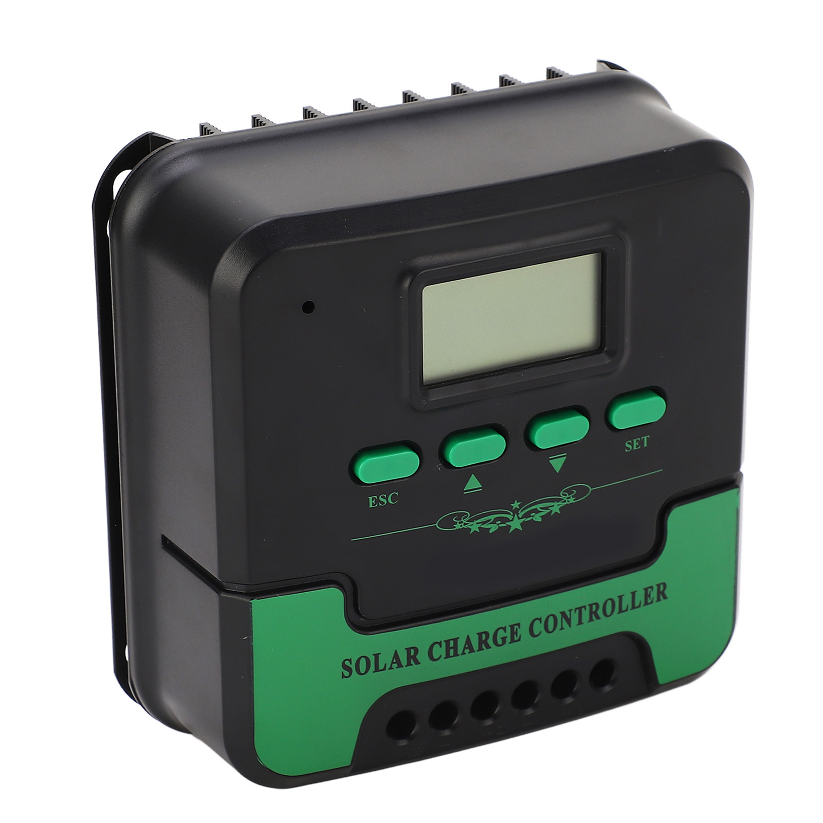 Mppt-solarladeregler Mit Lcd-display, 12v/24v-adaptives Solarpanel, 5v 3a/20a Usb-ausgang