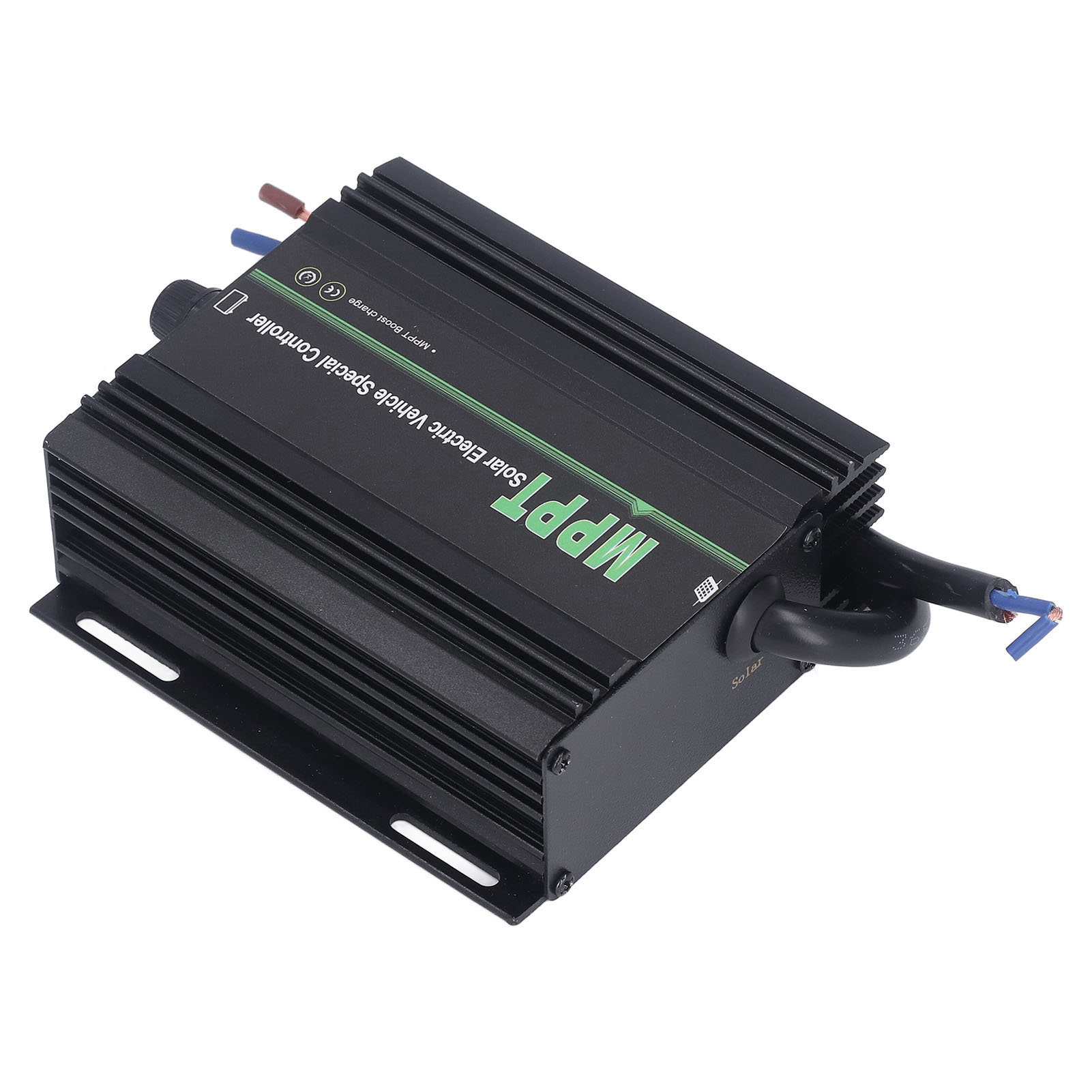 Jnevs Mppt-regler Für Elektrofahrzeuge, Einstellbarer Solarladeregler Mit Led-statusanzeige