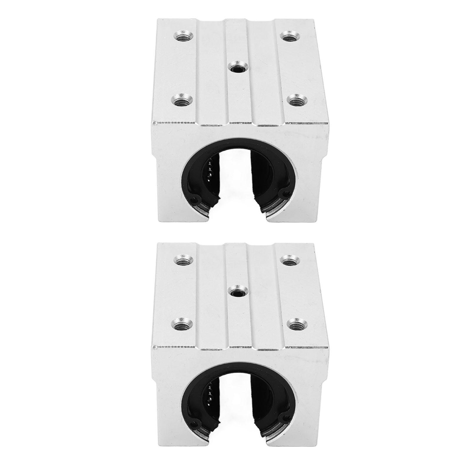 Satz Mit 2 Sbr25uu Linear-kugellagerblöcken Aus Aluminiumlegierung, Verschleißfest, Für Industrielle Bewegungen