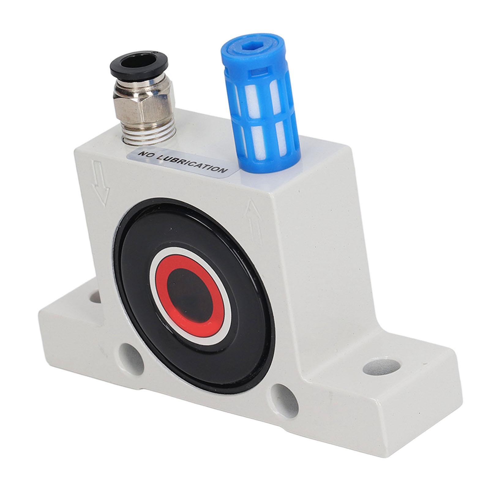 G1/4-zoll-pneumatikvibrator, Industrieausführung, Luftturbine K16, Kugeloszillator Mit Schalldämpfer Und Anschlussstück