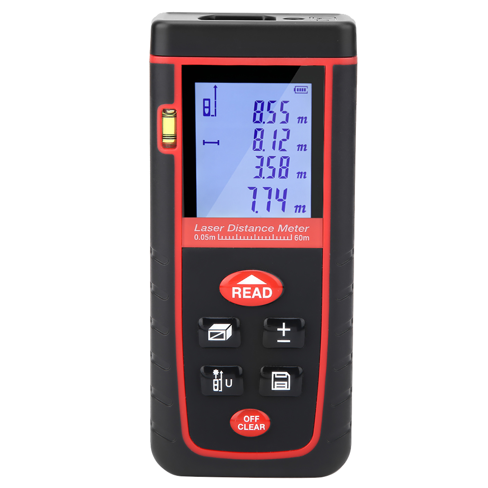 Rz-s 60m Laser-entfernungsmesser Mit Lcd-bildschirm – Präzises Distanzmessgerät, 60 Meter Reichweite