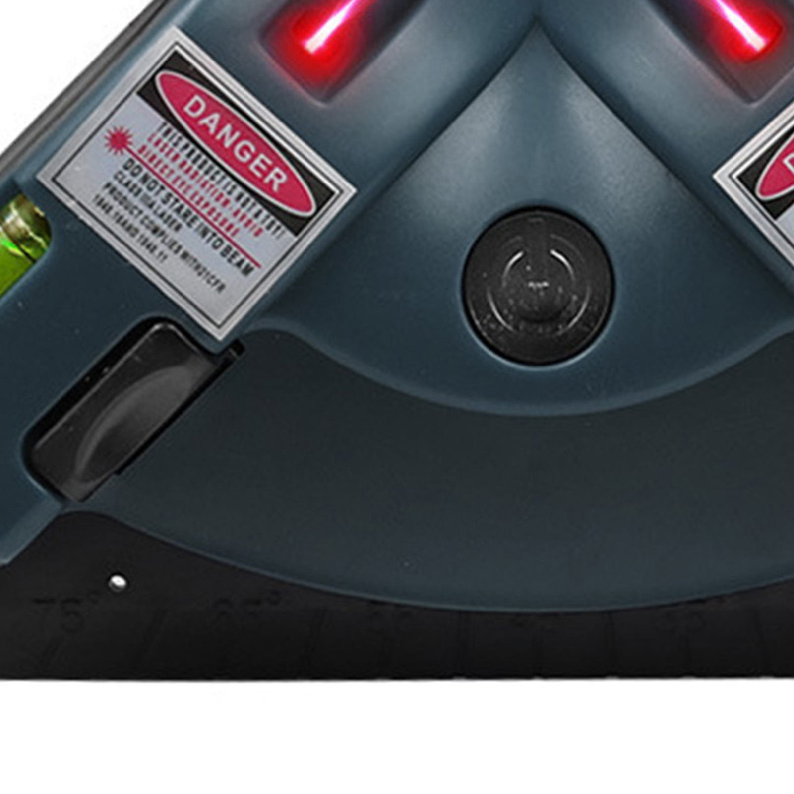 Rechtwinklige Laserwasserwaage Mit Integrierter Projektion, Kunststoffgehäuse, Horizontalen Und Vertikalen Infrarotlinien Zum Fliesenlegen, Blau