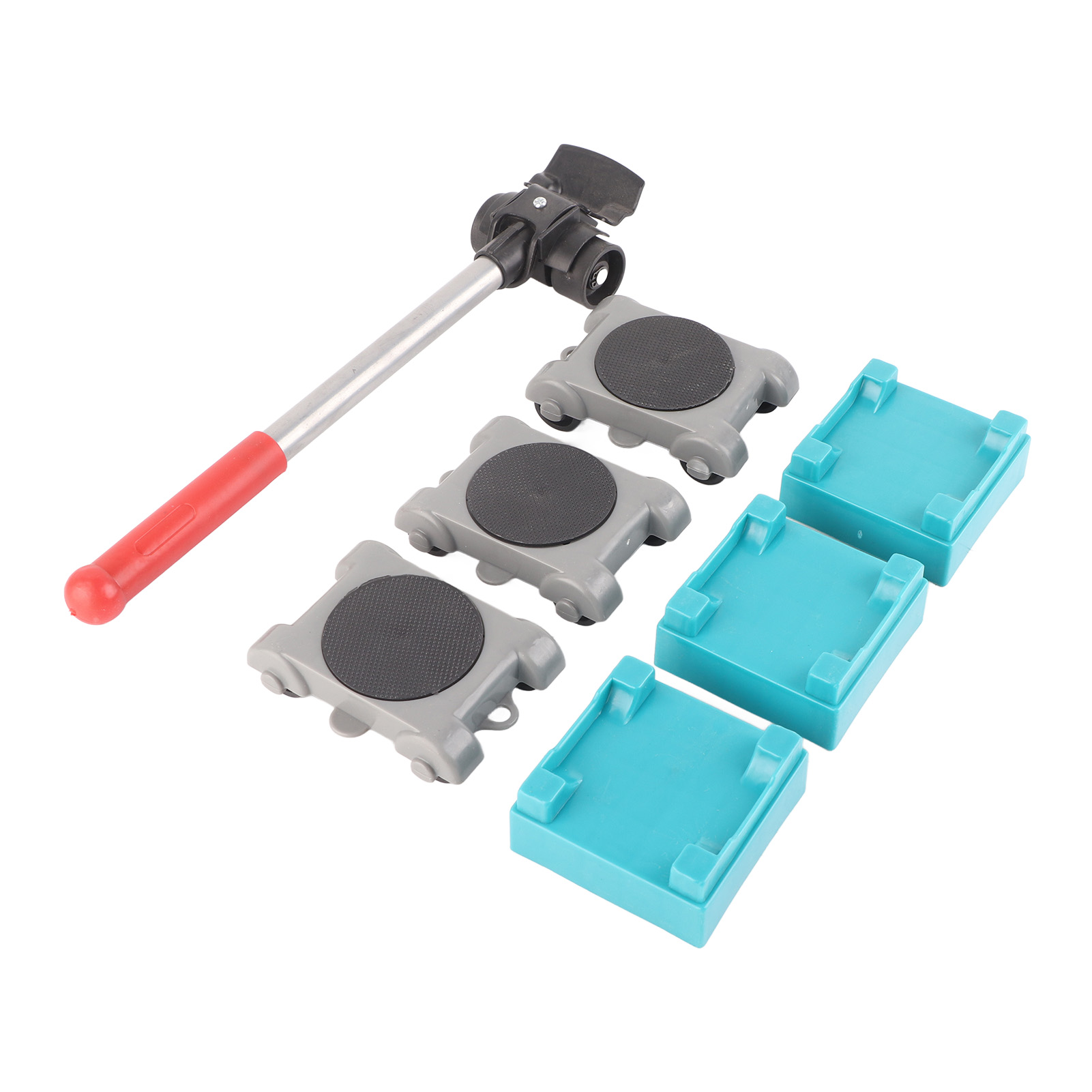 Schwerlast-möbelheber Aus Abs, Pvc Und Eisen, 200 Kg Tragkraft, 8-teiliges Set