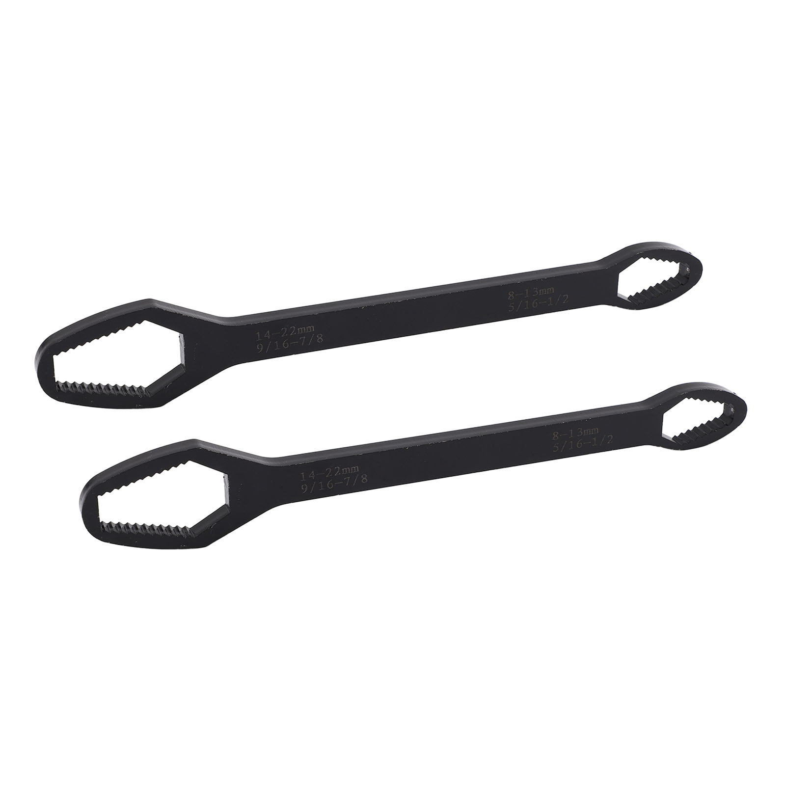260 Mm Universal-multifunktions-schraubenschlüssel Aus Legiertem Stahl, Verstellbar, Selbstsichernd, Doppelseitig, 2er-set, Schwarz, Für Wartungszwecke