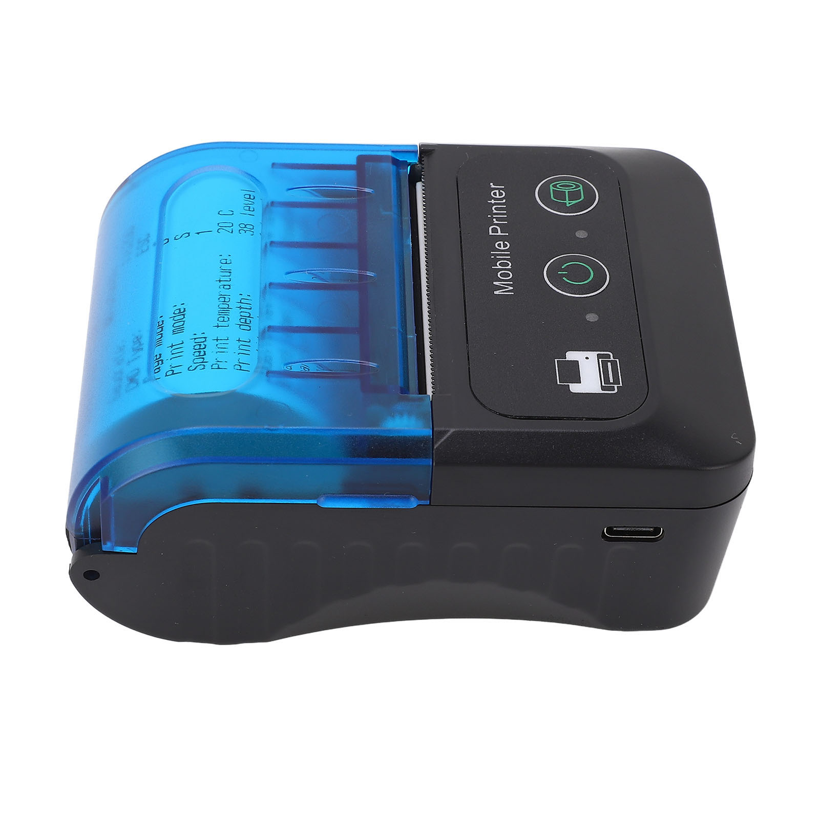 2-in-1-thermodrucker Und Etikettendrucker, 203 Dpi, 80 Mm/s, 58 Mm Breite, Für Den Heimgebrauch