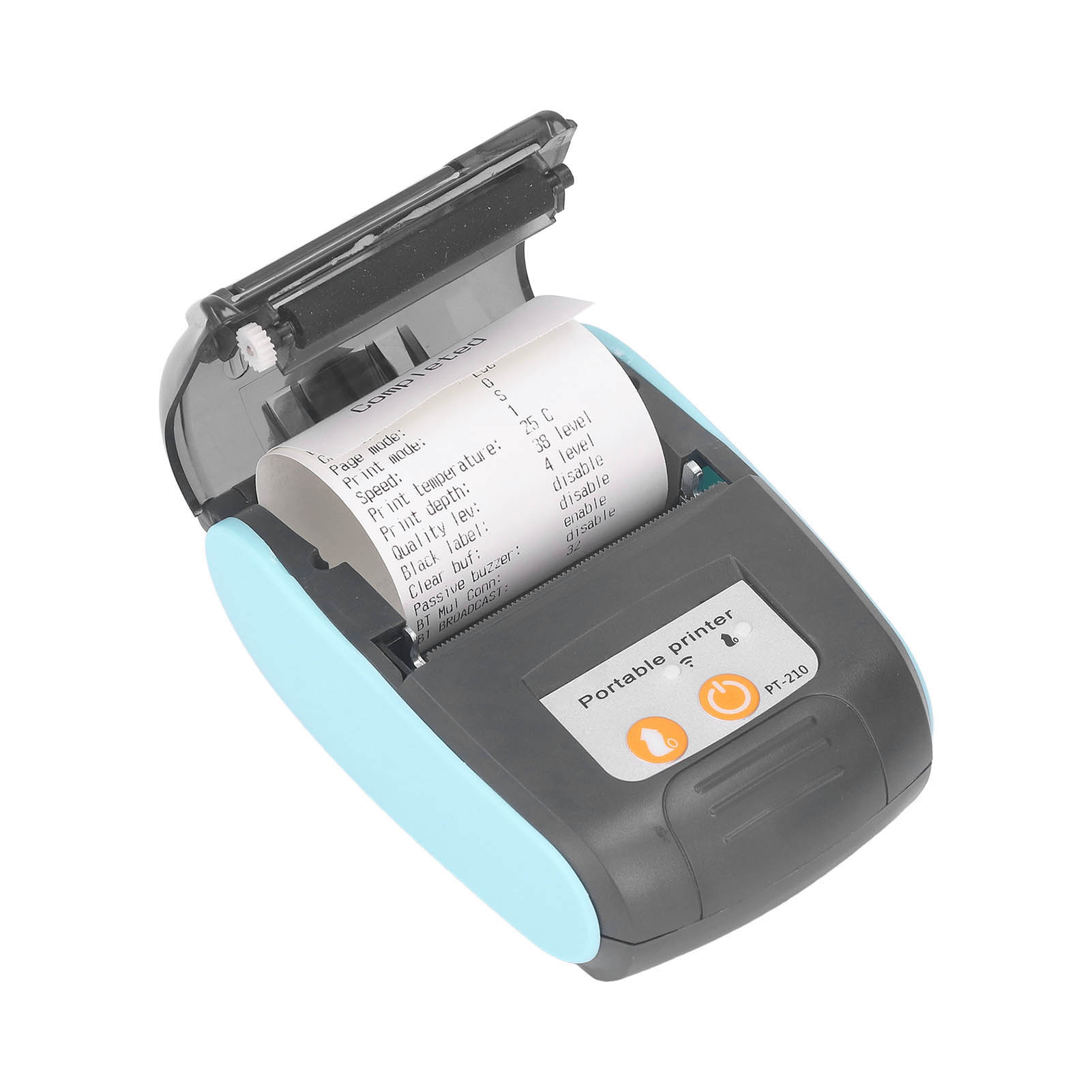 Tragbarer 58-mm-bluetooth-thermodrucker Für Bekleidungsgeschäfte, Belege, 7,4 V Dc, Ohne Abdeckung