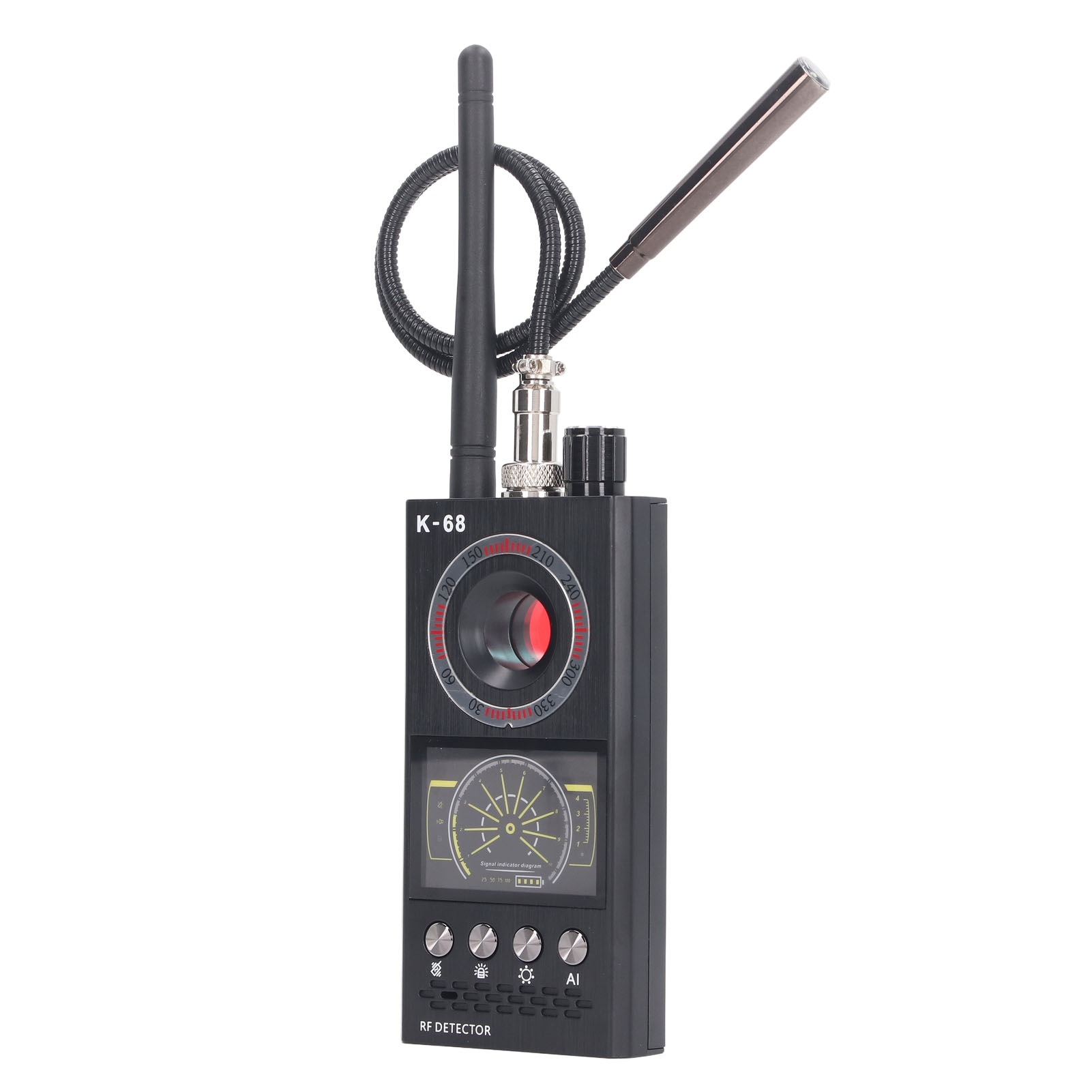 1mhz-8000mhz Signaldetektor Hf-scanner Anti-spionagekamera Mikro