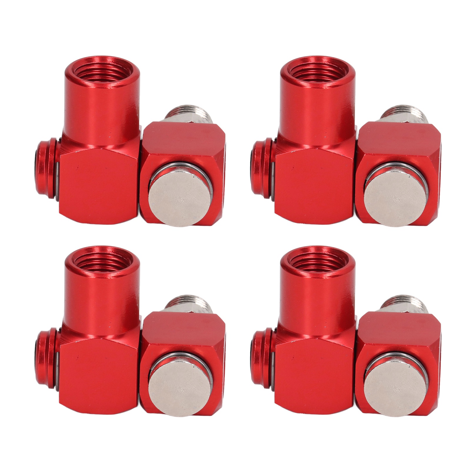 360°-pneumatikverschraubungen, 4 Stück, 1/4 Npt-adapter, Flexibler Verbinder Für Industriewerkzeuge