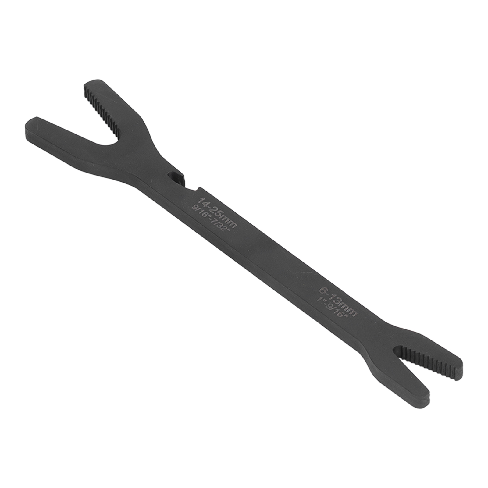 Y-förmiger Maulschlüssel Aus C45-stahl, 6–25 Mm, Doppelköpfiges Handwerkzeug, Schwarz, Für Reparatur Und Wartung