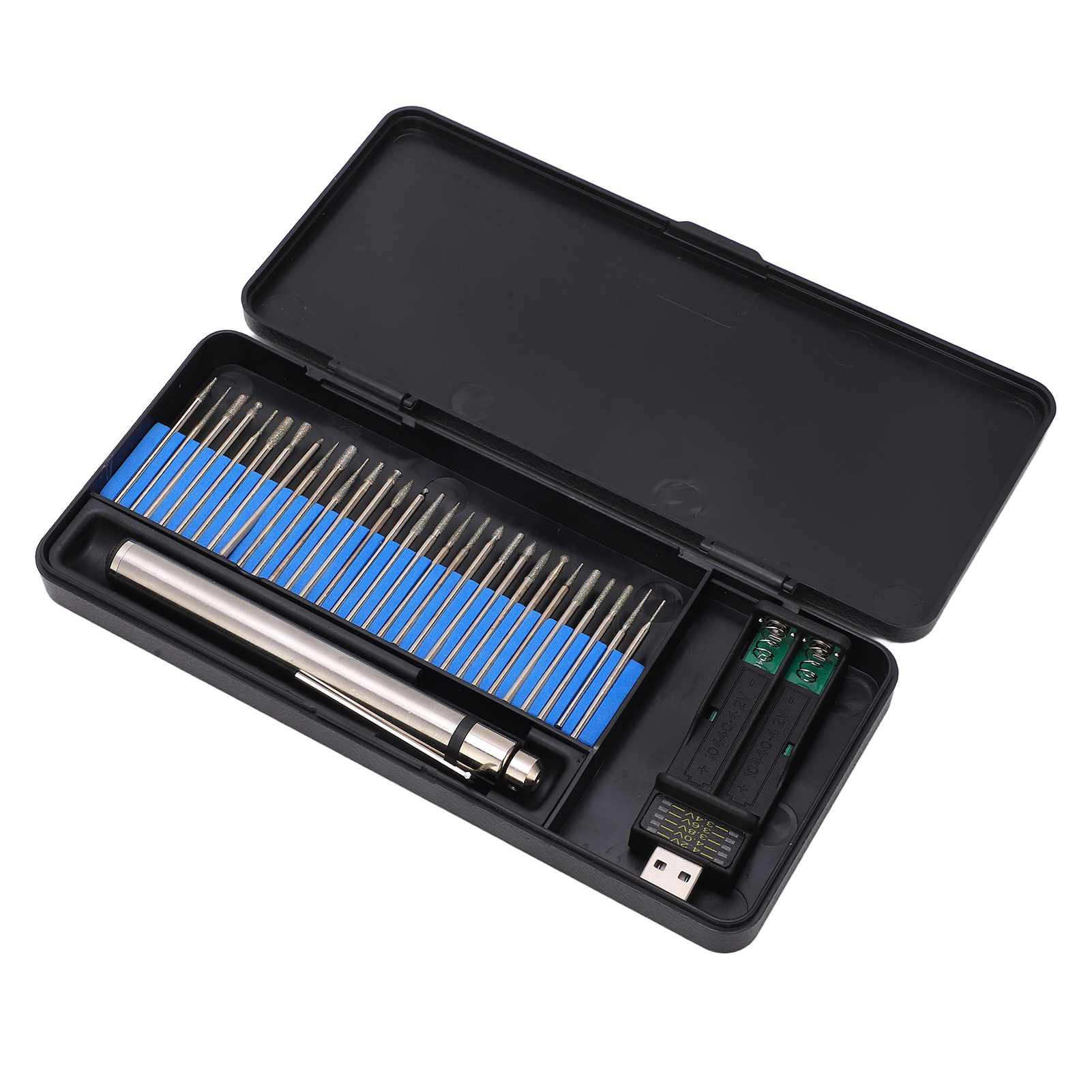 Wiederaufladbarer 5v-elektrogravierstift, Kabelloses Rotationswerkzeug Mit 3 Geschwindigkeitsstufen Zum Schleifen Und Gravieren