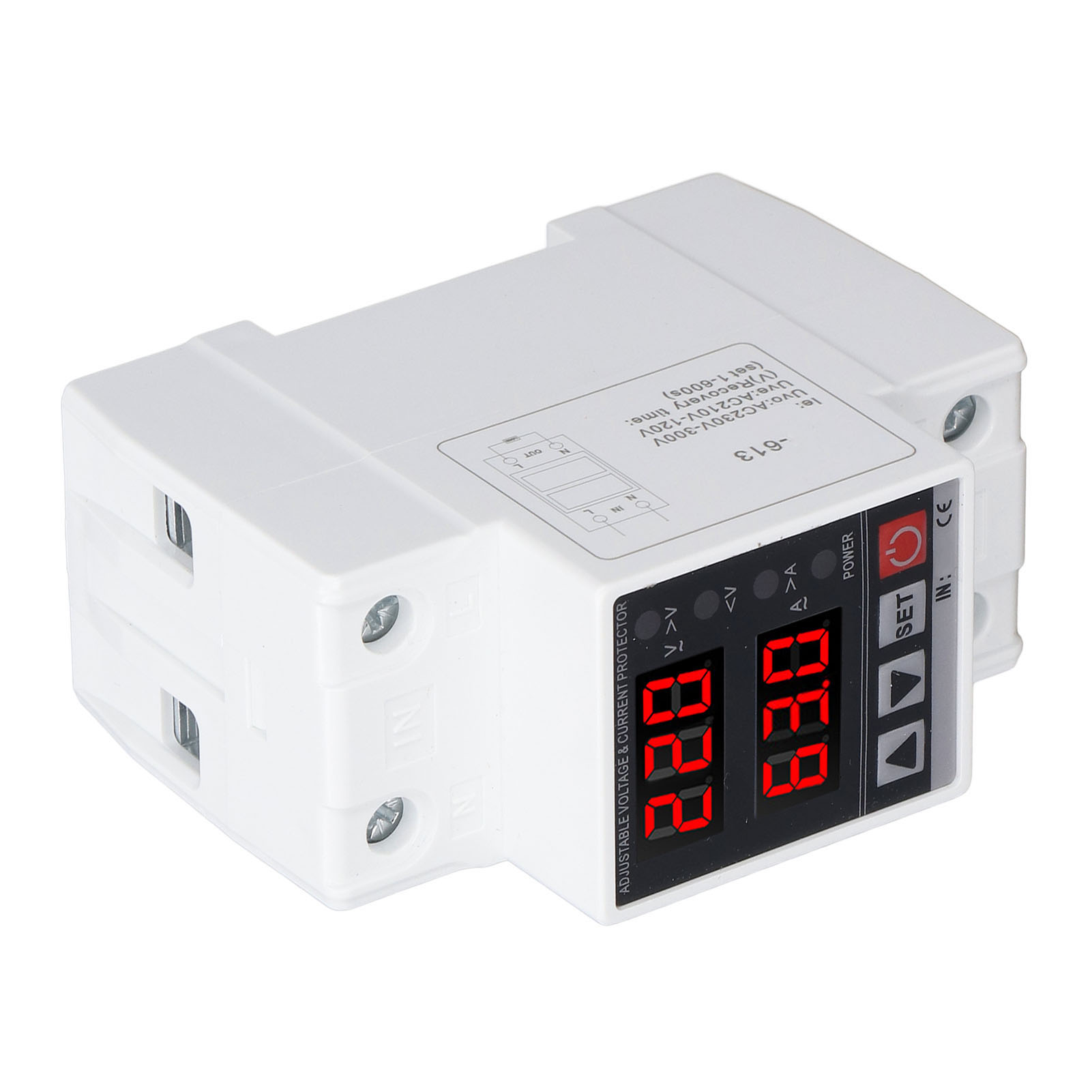 Spannungsschutzschalter Mit Automatischer Rückstellung, Einstellbarer Unter- Und Überspannungsschalter, 220 V Ac, 63 A