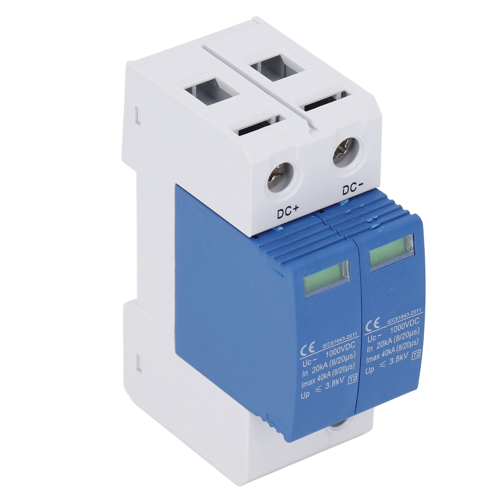 Spd Dc1000v 40ka 2p Photovoltaik-leistungsschalter, Blau-weiß