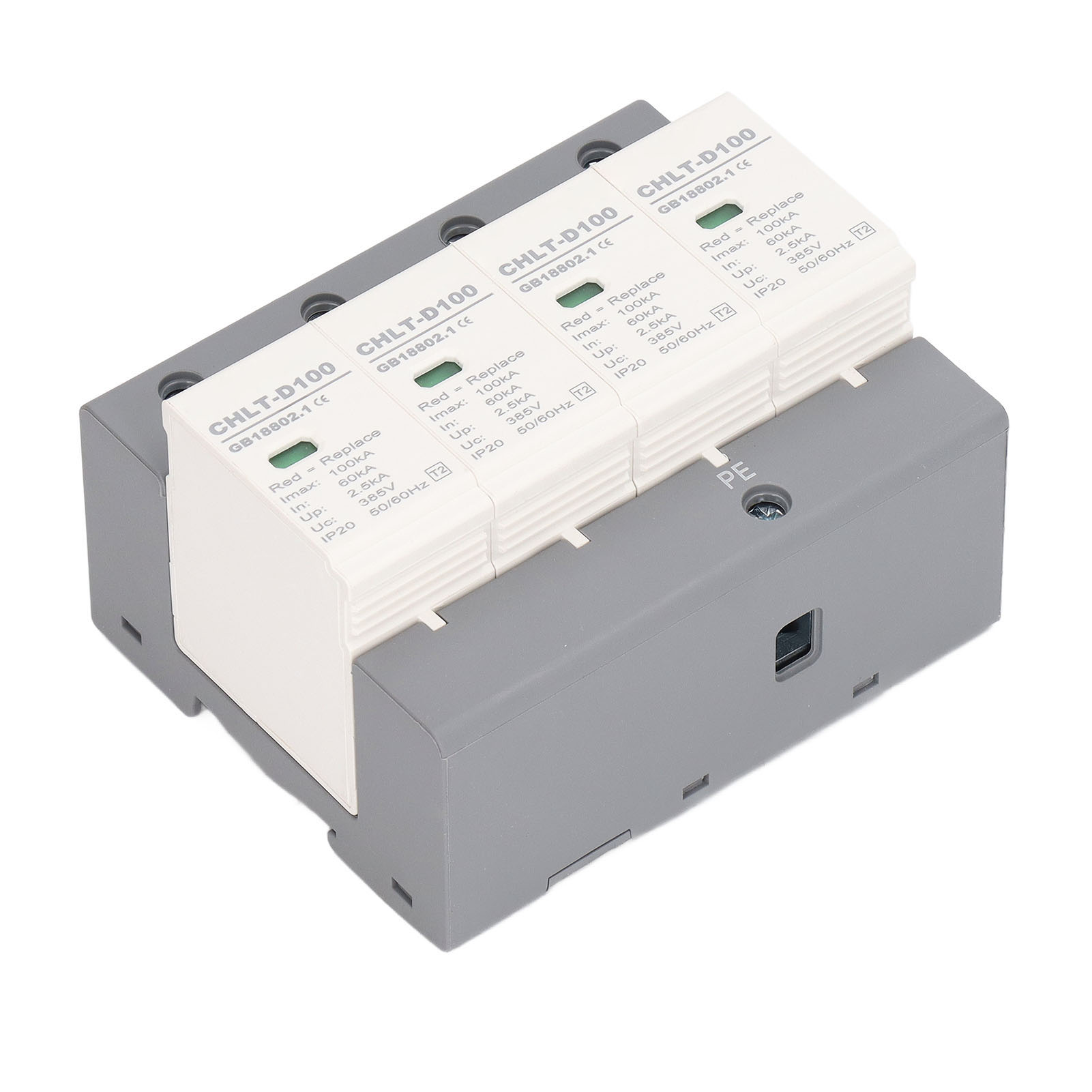 Überspannungsschutzgerät Ac 385v Ip20 4p, 36mm Din-schiene