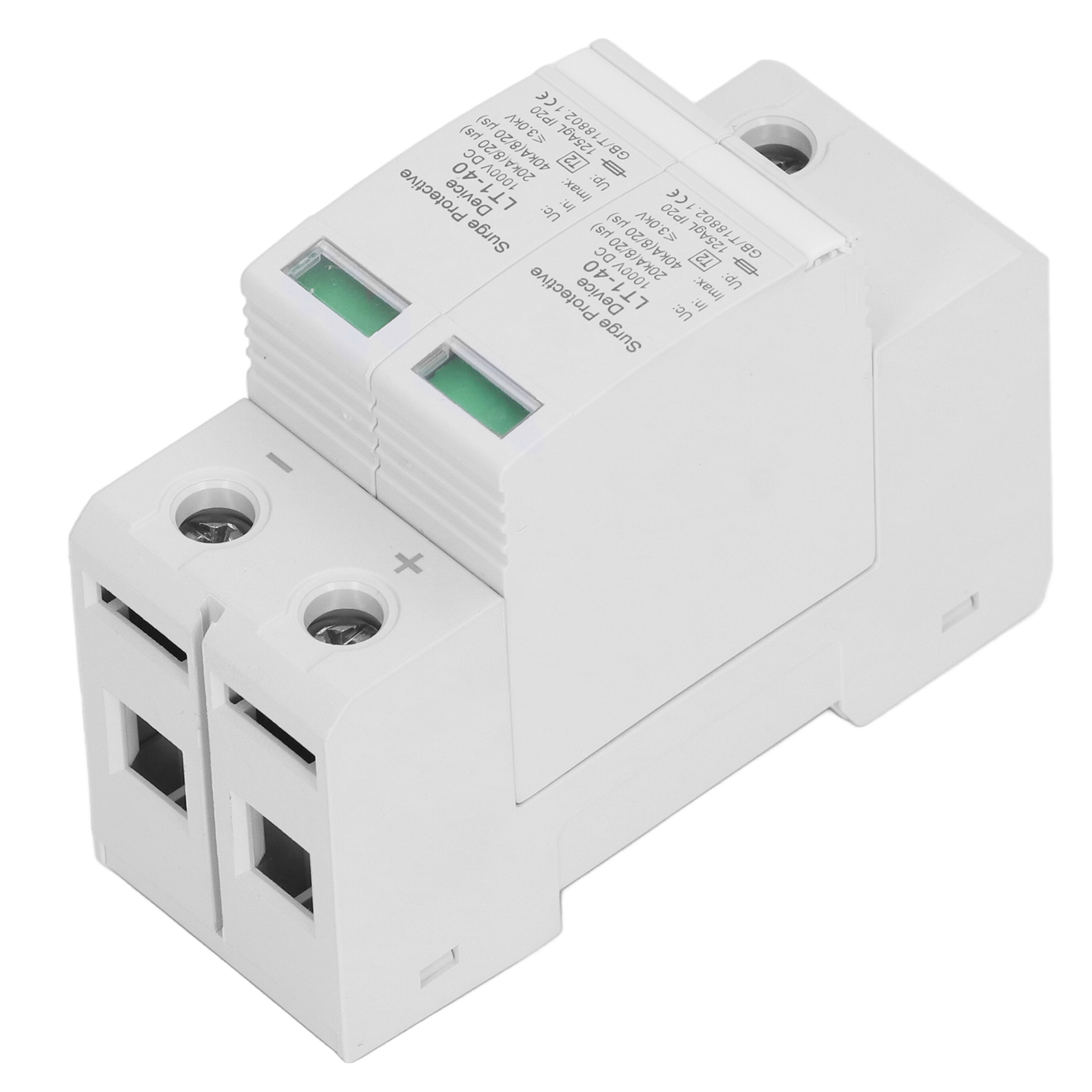Photovoltaik-überspannungsschutz (pv), 20–40 Ka, 2-polig, Dc 1000 V