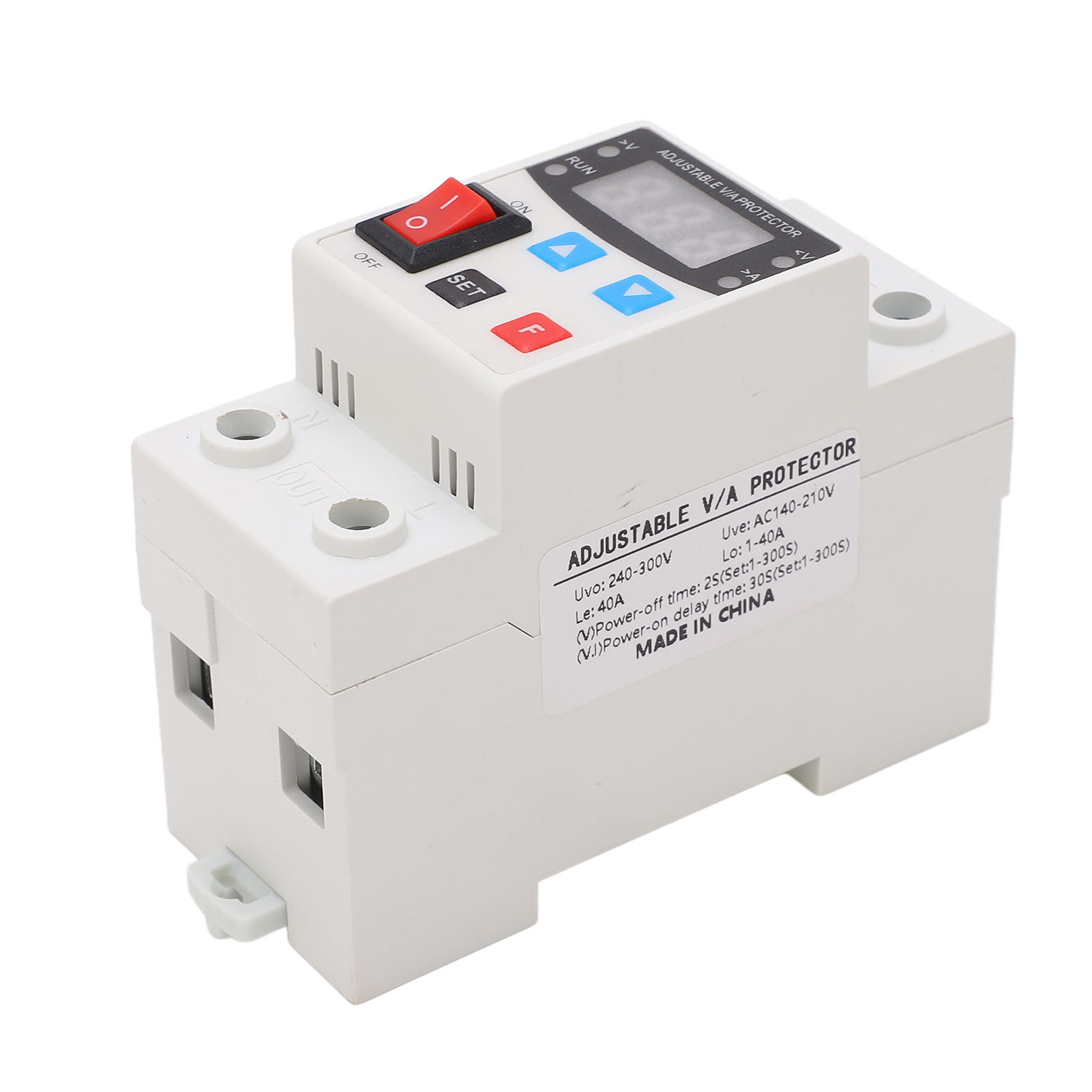 Einstellbarer 240v-300v 40a Über- Und Unterspannungsschutz Mit Automatischer Rückstellung