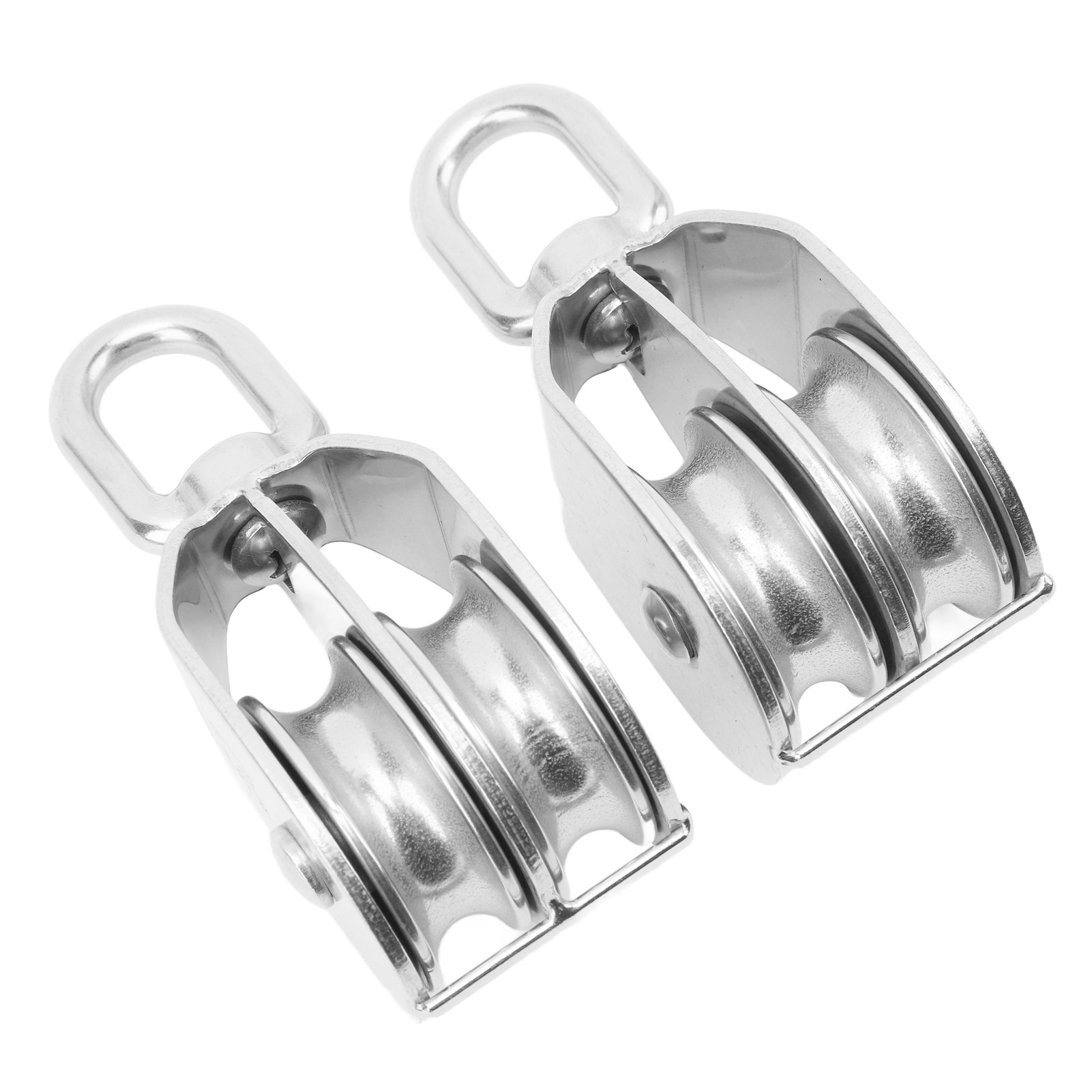 2-teilige Doppelrolle, Hochbelastbarer Edelstahl, M50-rolle Für Drahtseil, 400 Kg Hängekran