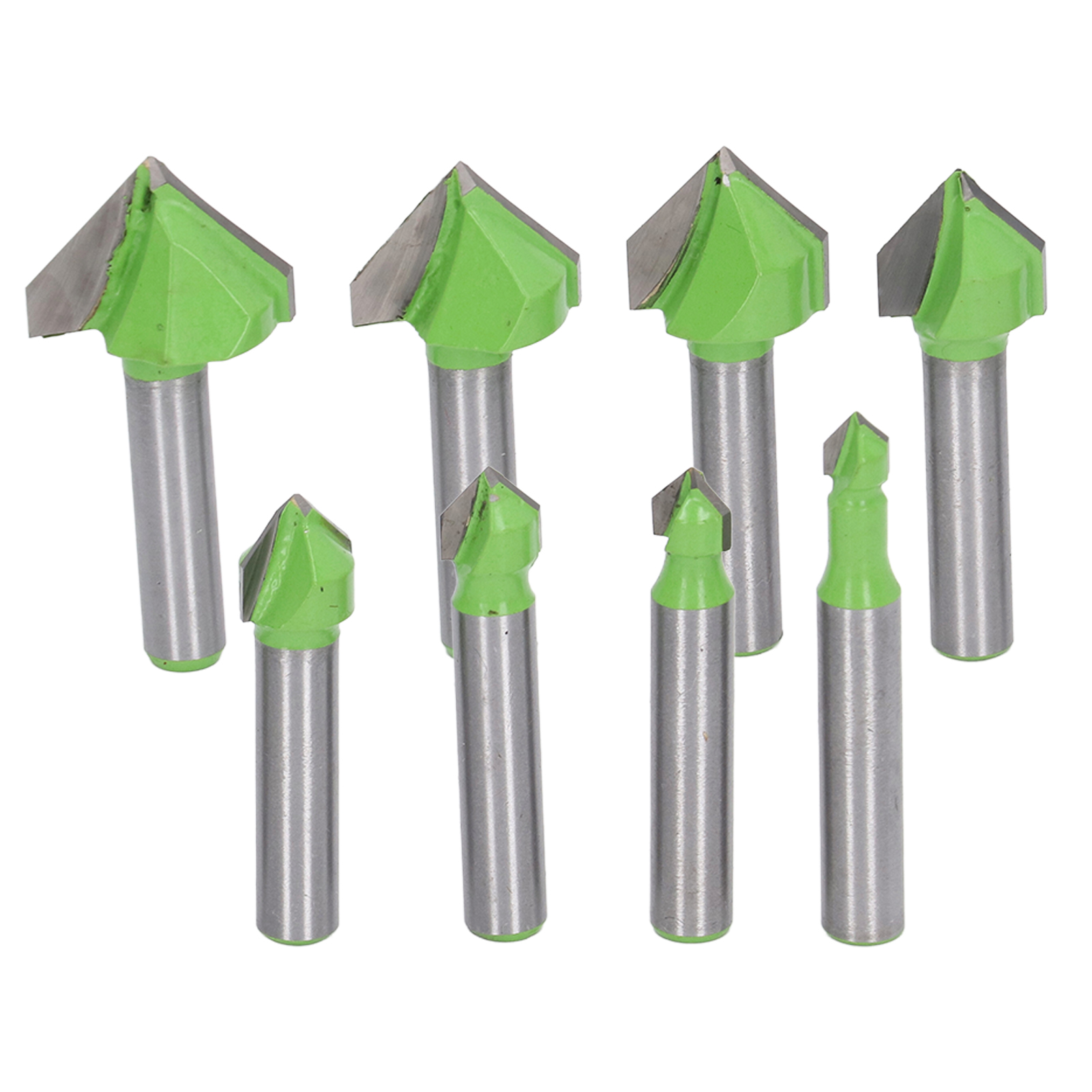 8-mm-v-nutfräser, Hartmetall-holzfräser, Fräswerkzeug Zum Nuten Und Schnitzen, 8-mm-schaft, Professioneller Holzfräser