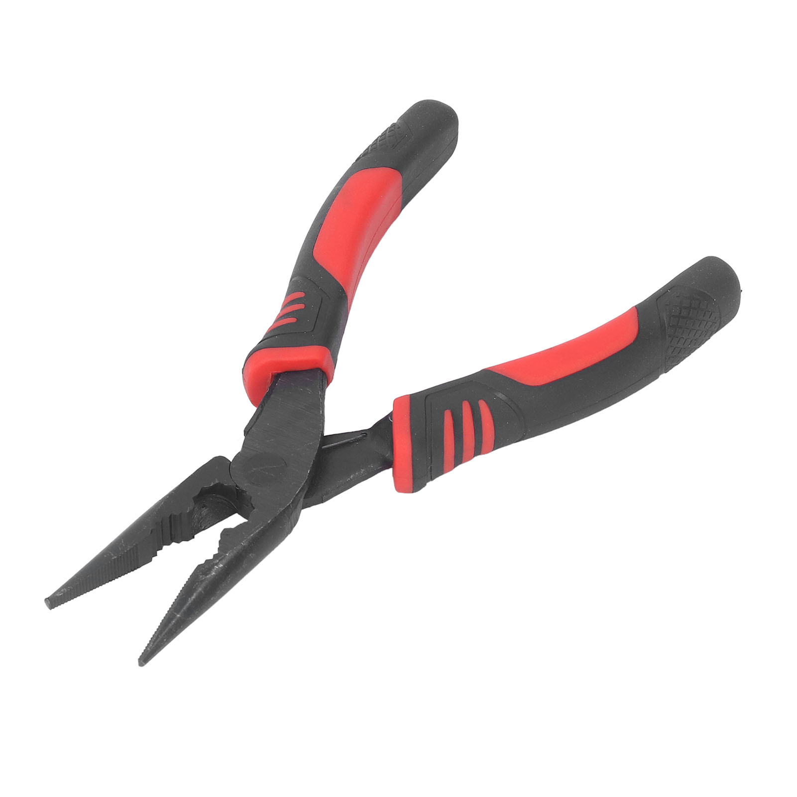 Spitzzange, Ergonomischer, Rutschfester Griff, Komfortabler Gummigriff, Hochkohlenstoffhaltiger Stahl, Industrielle Drahtzange, Kraftsparend