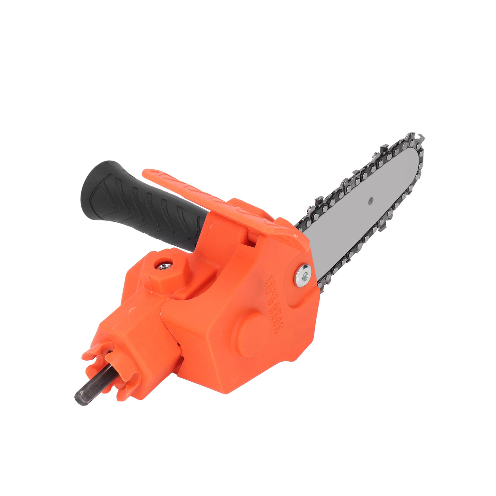 Bohrmaschinen-zu-elektrosägen-adapter, Tragbarer Orangefarbener Umrüstkopf, Kettensäge