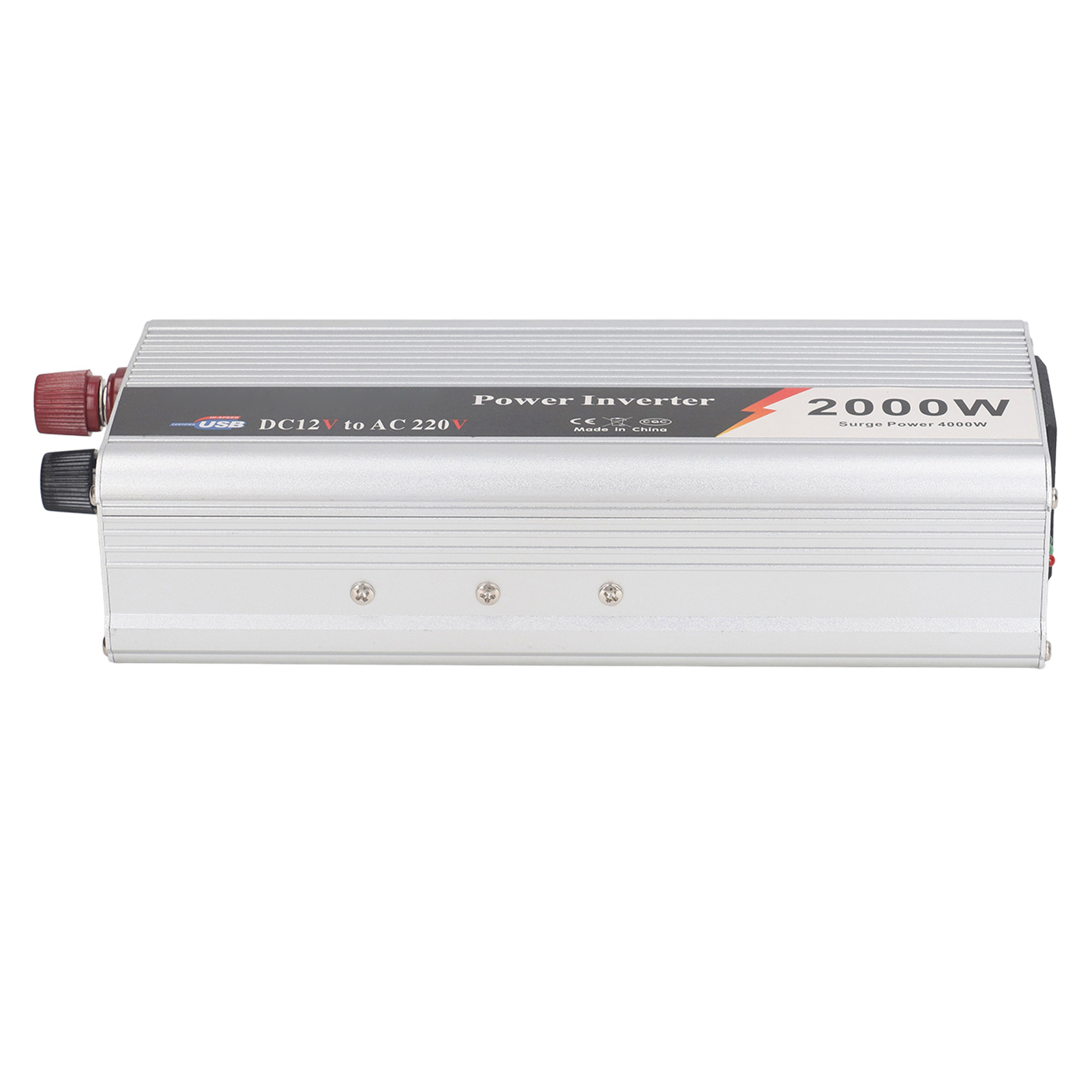 2000-w-wechselrichter (12 V Auf 220–230 V) Mit 5-v-usb-ausgang, Sinus-wechselrichter Für Autos