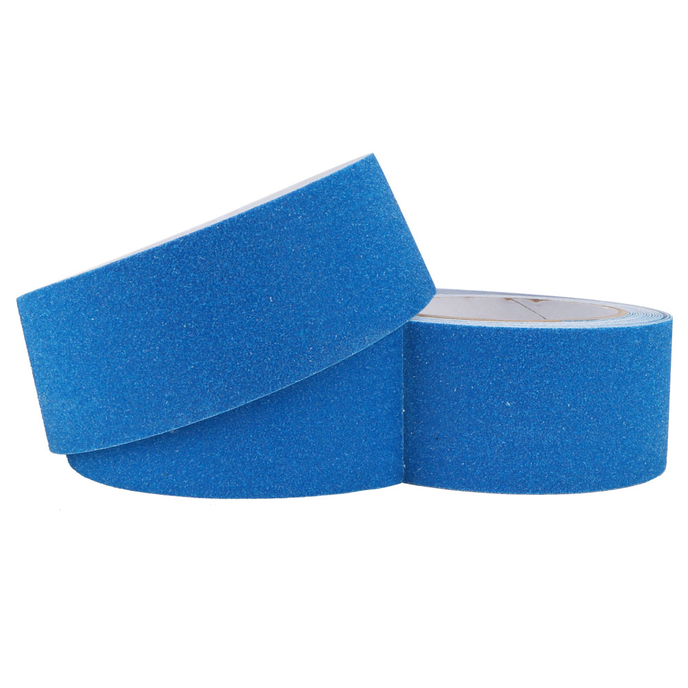 Rutschfestes Quarzband Für Böden Und Treppen, Pvc-sicherheitskleber, 5 Meter, Blau