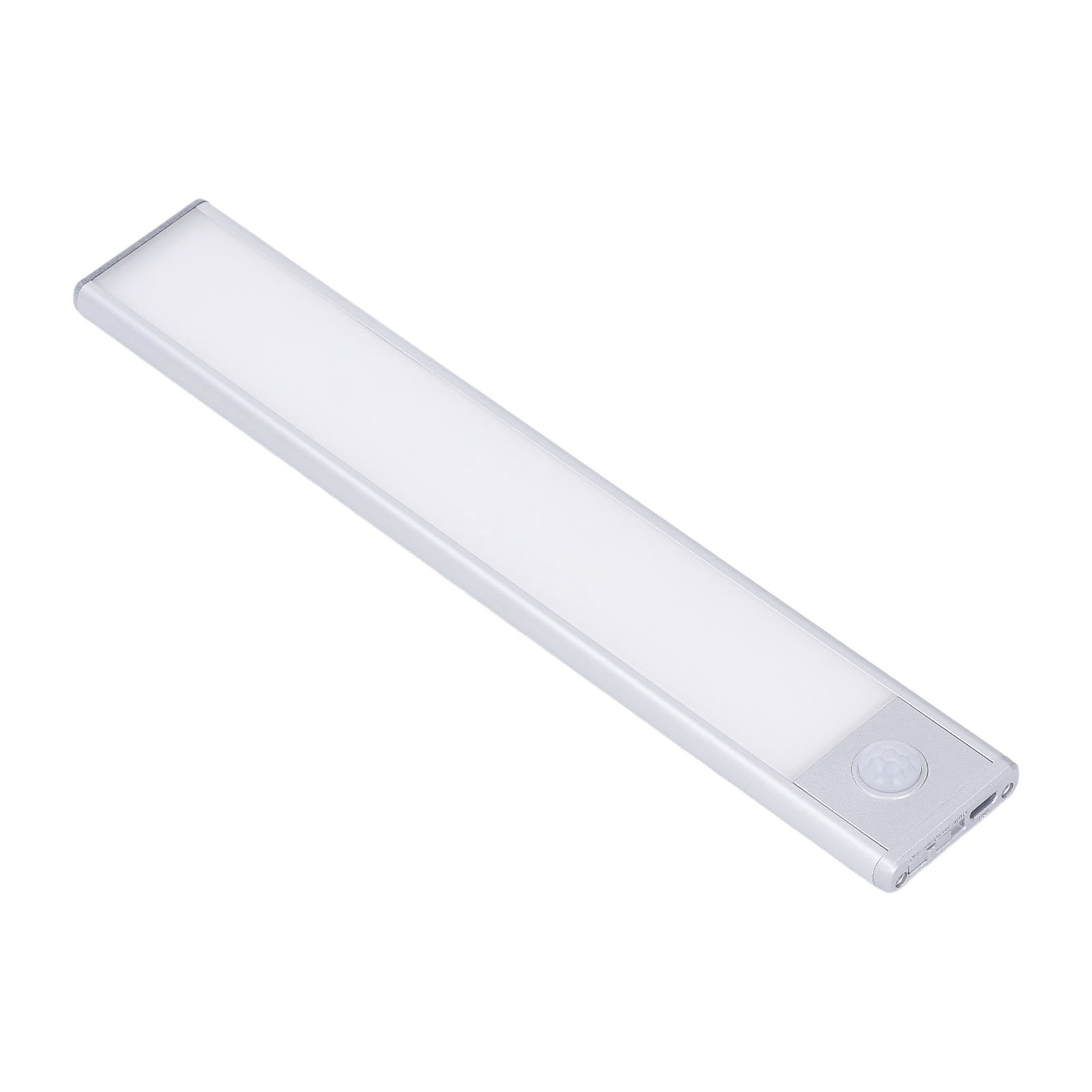 39 Leds, Bewegungsmelder, Magnetverschluss, Usb-aufladbar, Silber