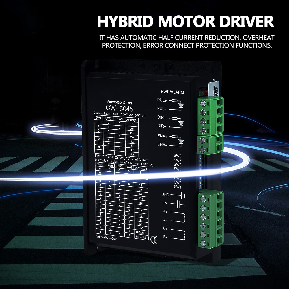 Cw-5045 Schrittmotortreiber Microstep 4,5 A 24–50 V Dc Cnc-steuerung Hybridmotoren, 1 Stück