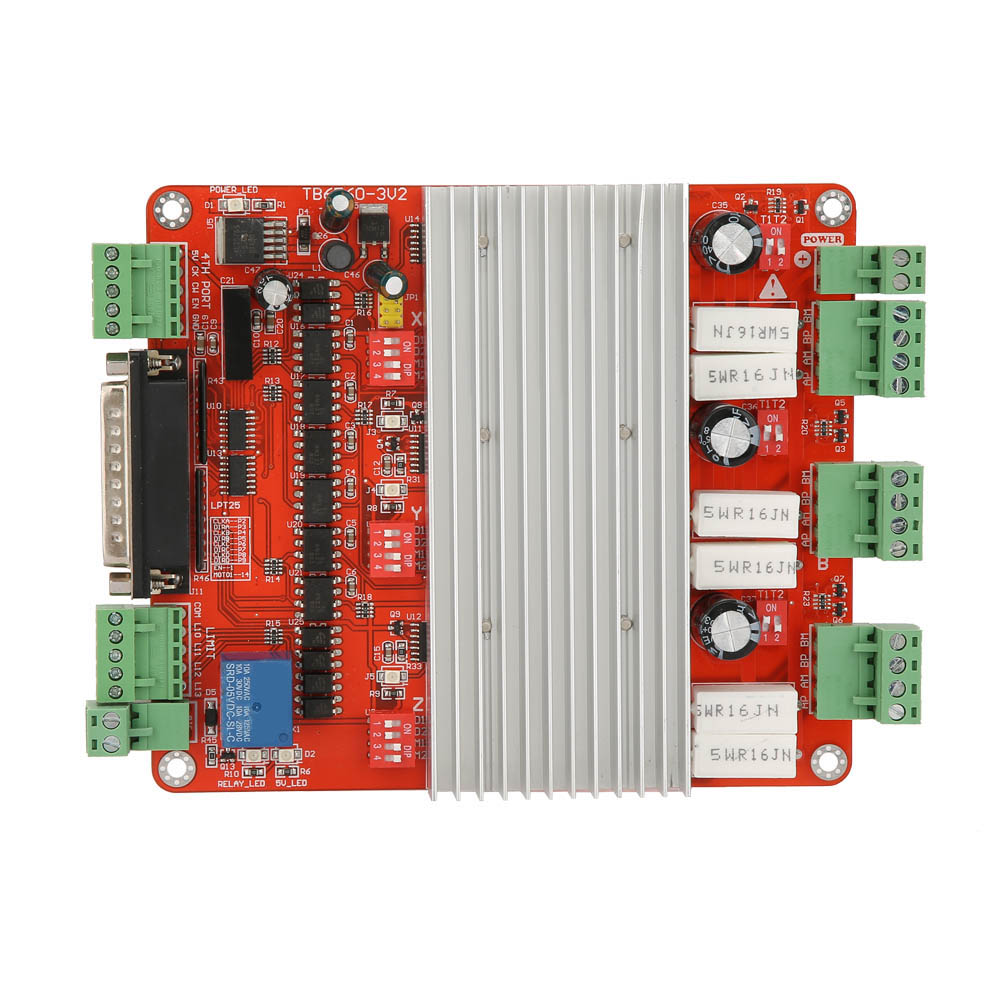 Konvolut Von 4 Tb6560 3-achsen-optokoppler-isolierten Schrittmotortreiberplatinen Für Cnc-maschinen