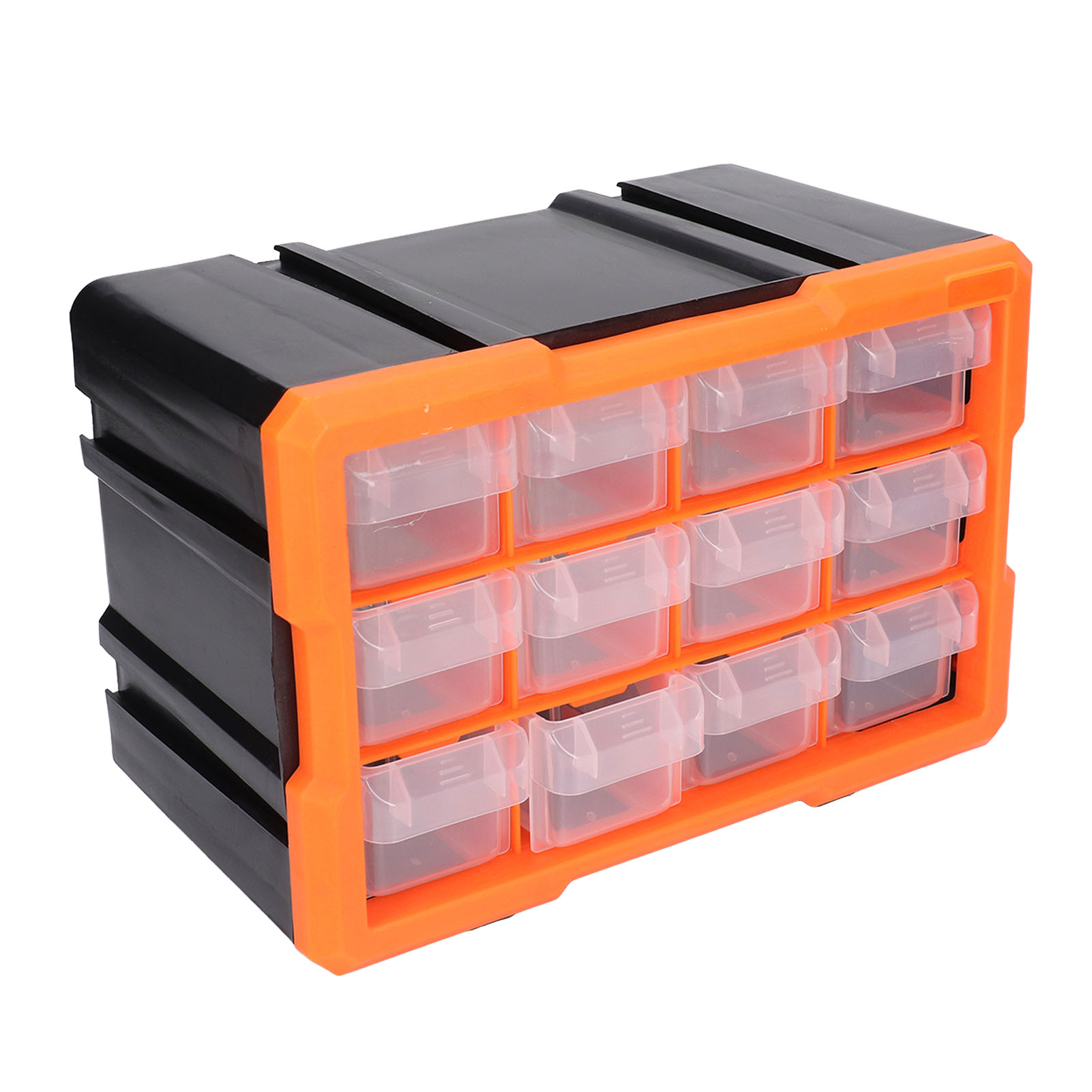 Aufbewahrungsbox Aus Pvc Mit 12 Schubladen, Stapelbarer Werkzeugkasten