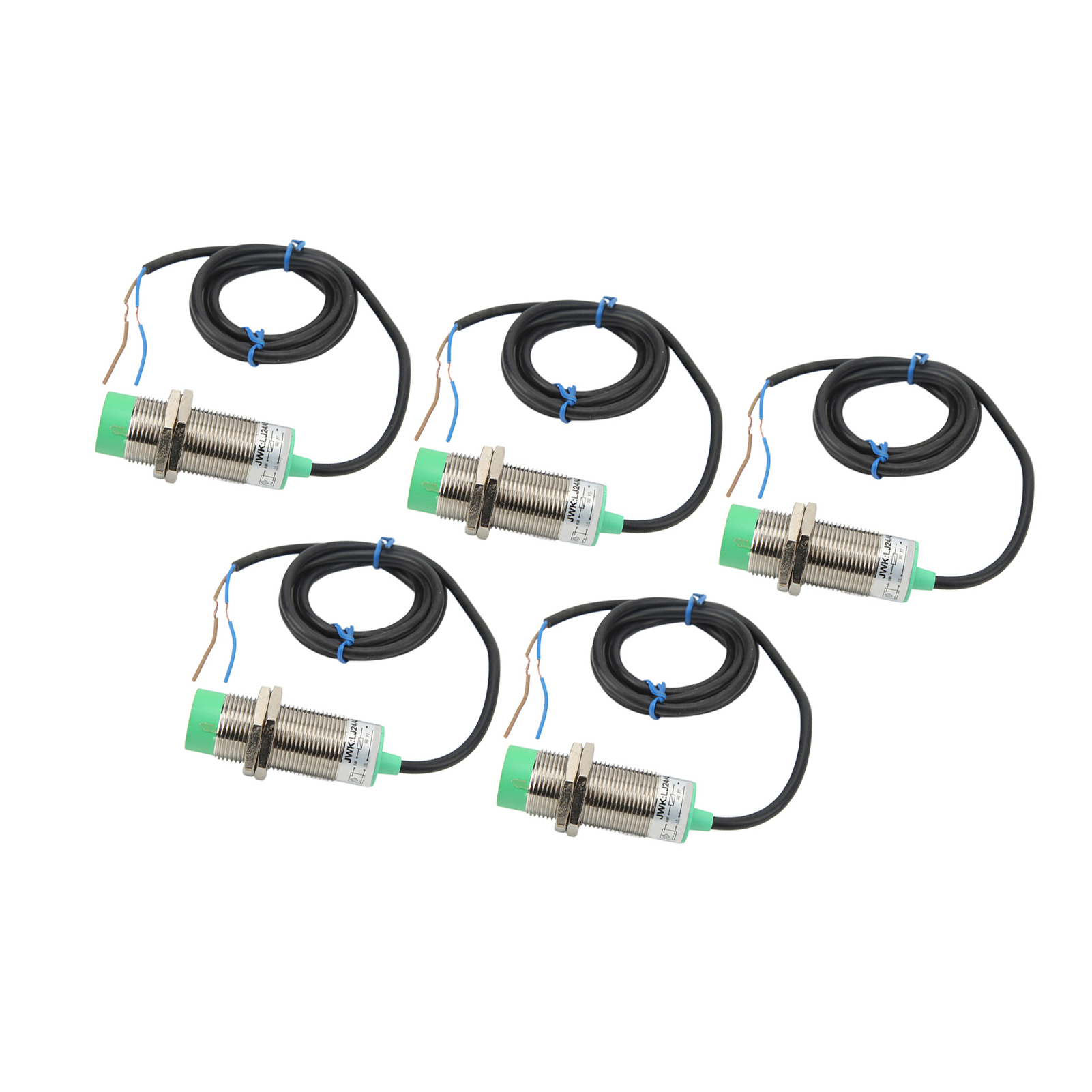 Näherungssensor M24x1,5, 10 Mm, 2-adrig, Normalerweise Offen, 90–250 V Ac, 5er-packung